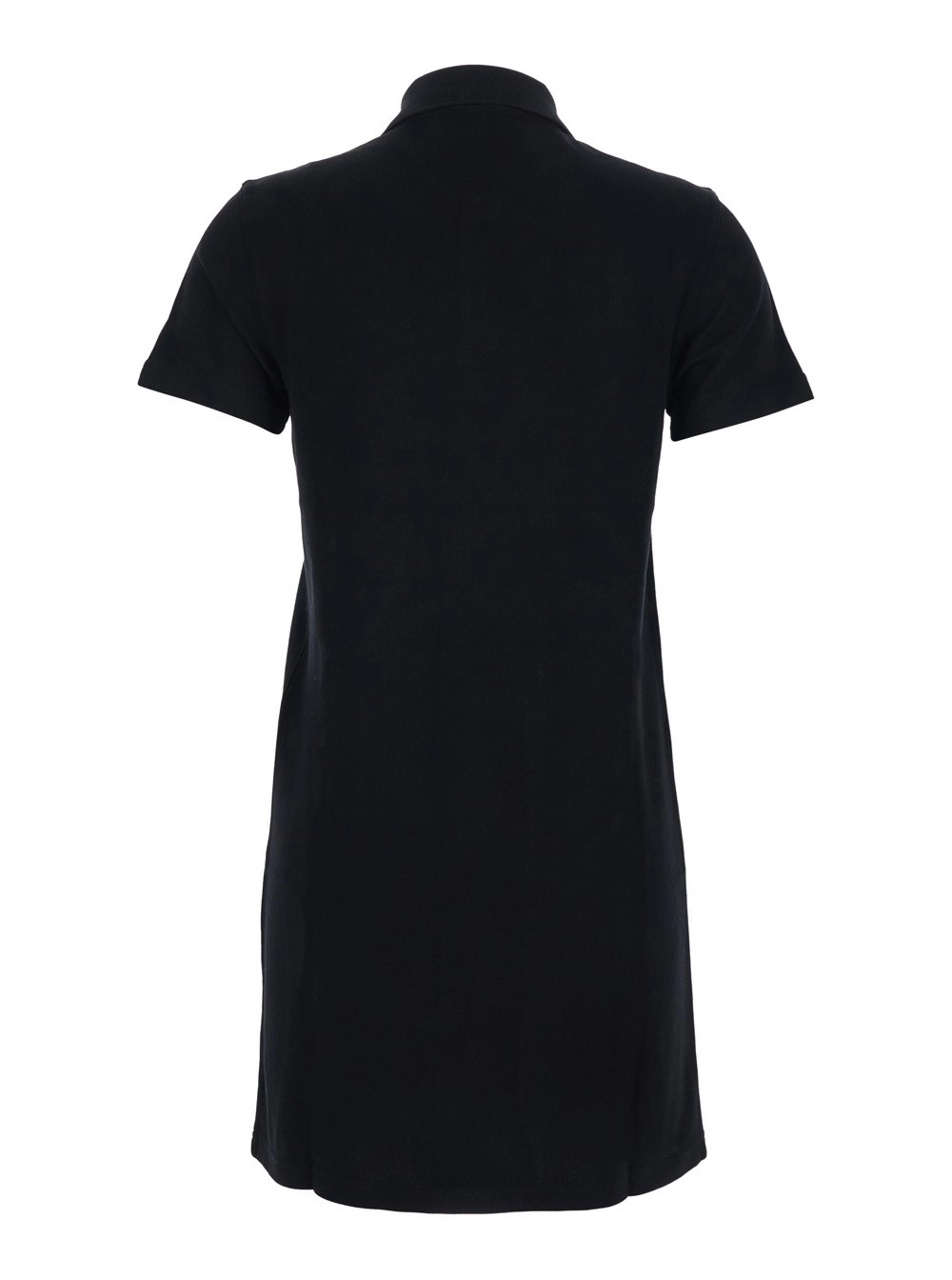 Saint Laurent Robe Polo Pique Brod Cotone Nera, view 2