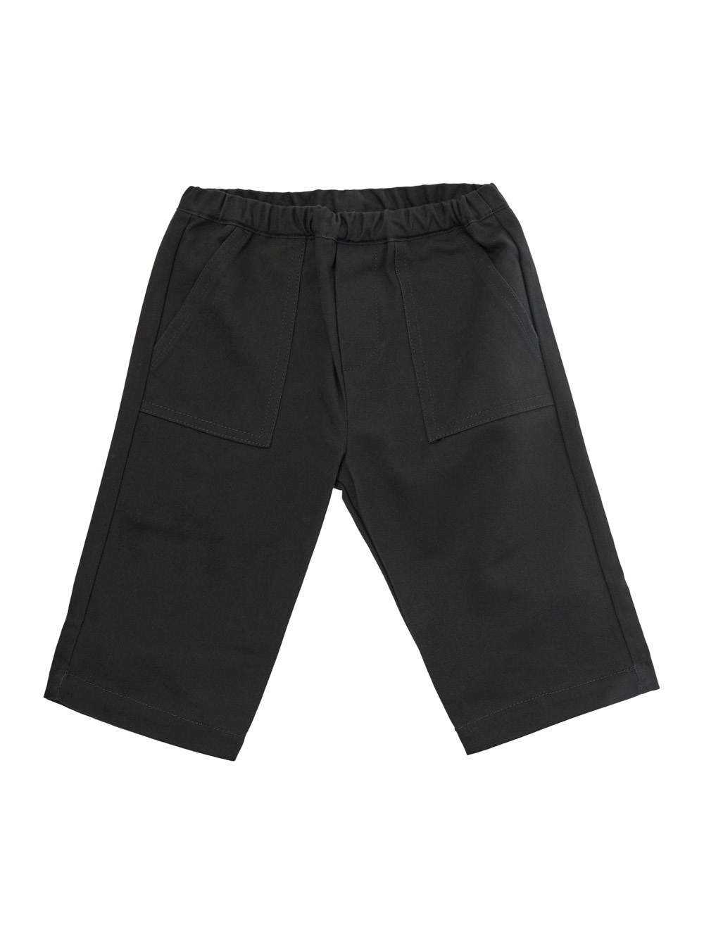 Marni kids Pantaloni con tasche e logo sul retro in cotone grigi bambina