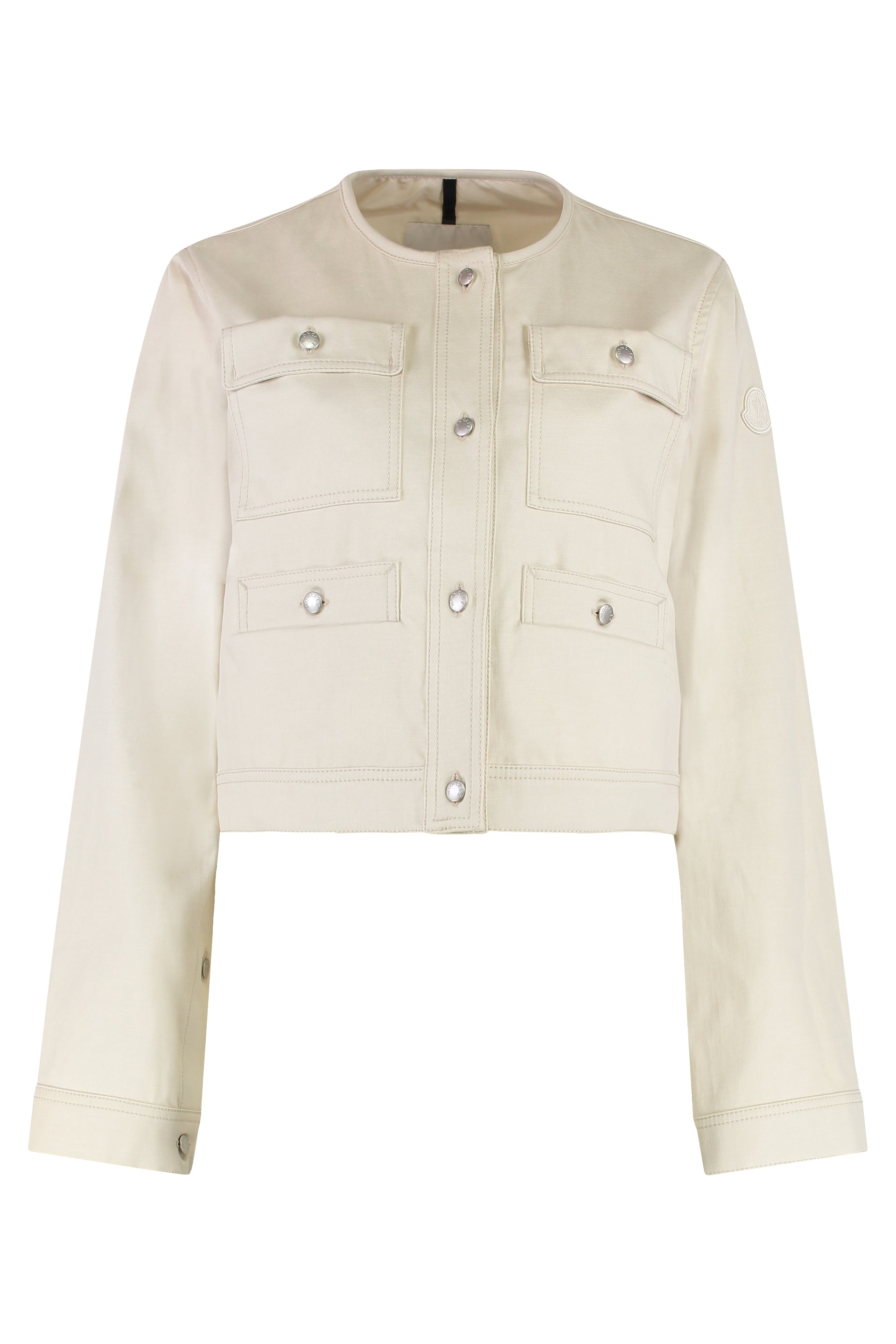 Moncler Giacca Chatel in cotone e lino