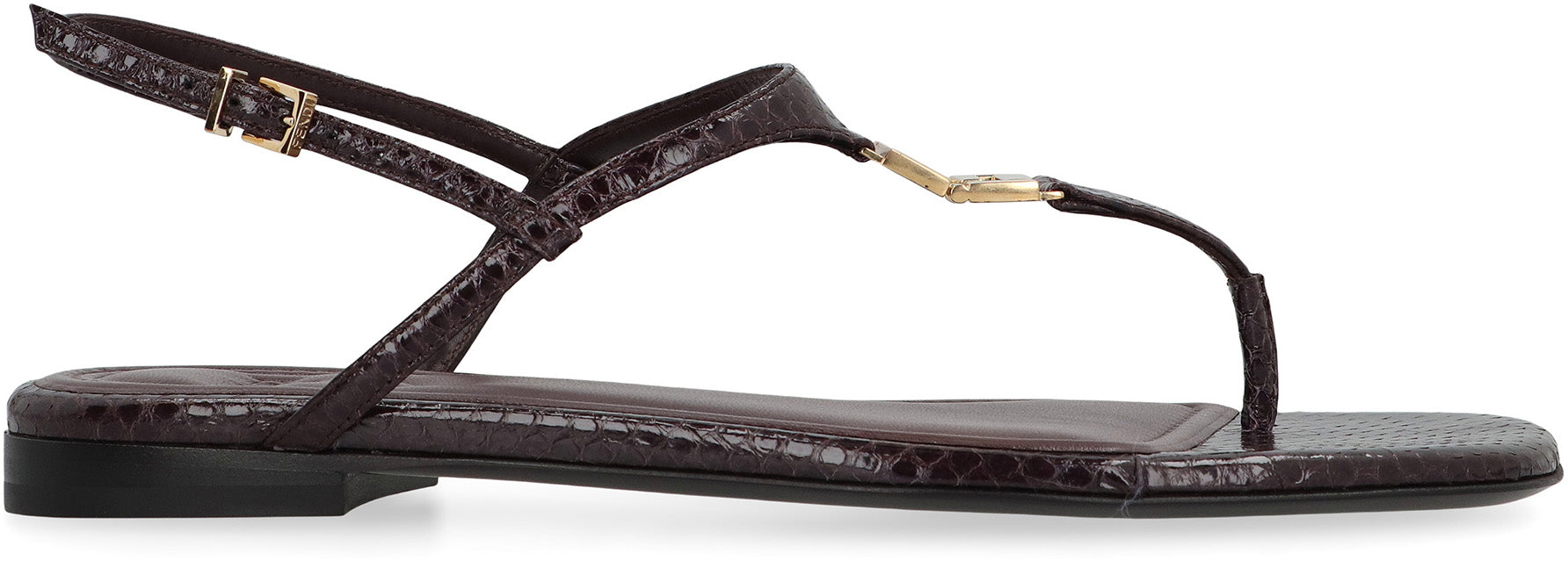 Fendi Sandali FFold in pelle