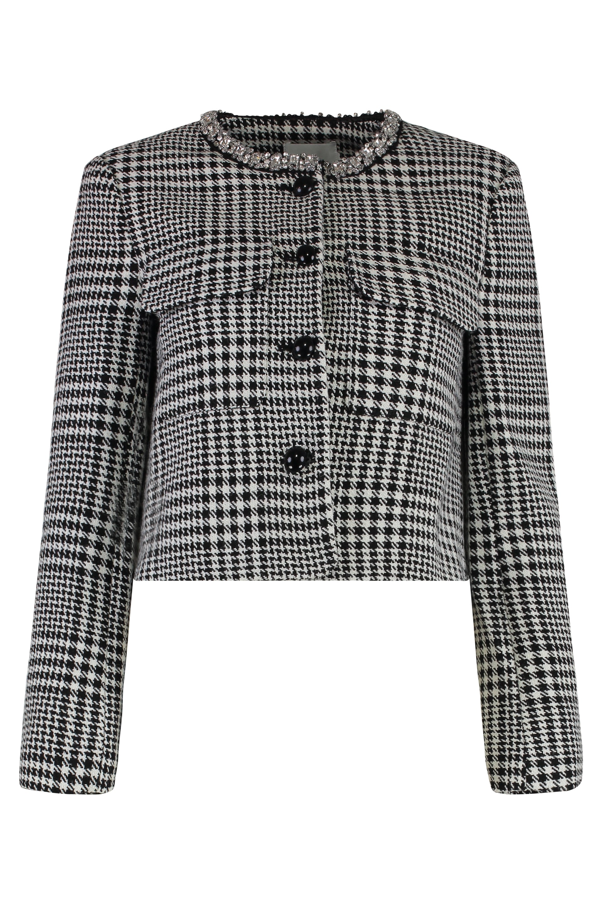 self-portrait Giacca in maglia jacquard