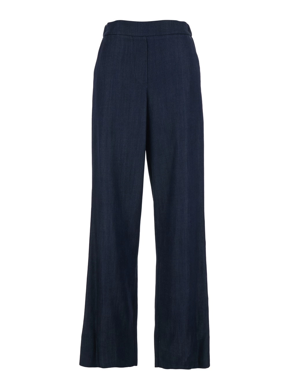 Leplain Pantaloni con vita semi elasticizzata in tessuto tecnico blu donna
