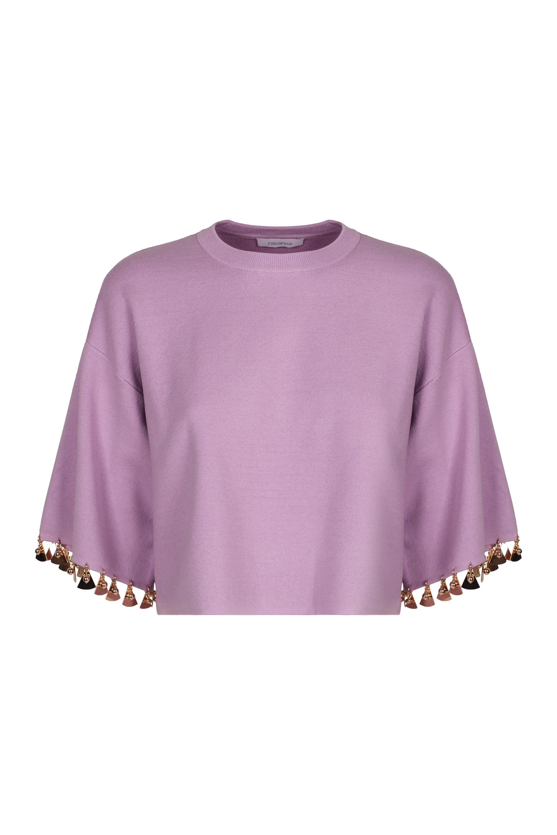 Rabanne Maglione girocollo in misto cotone