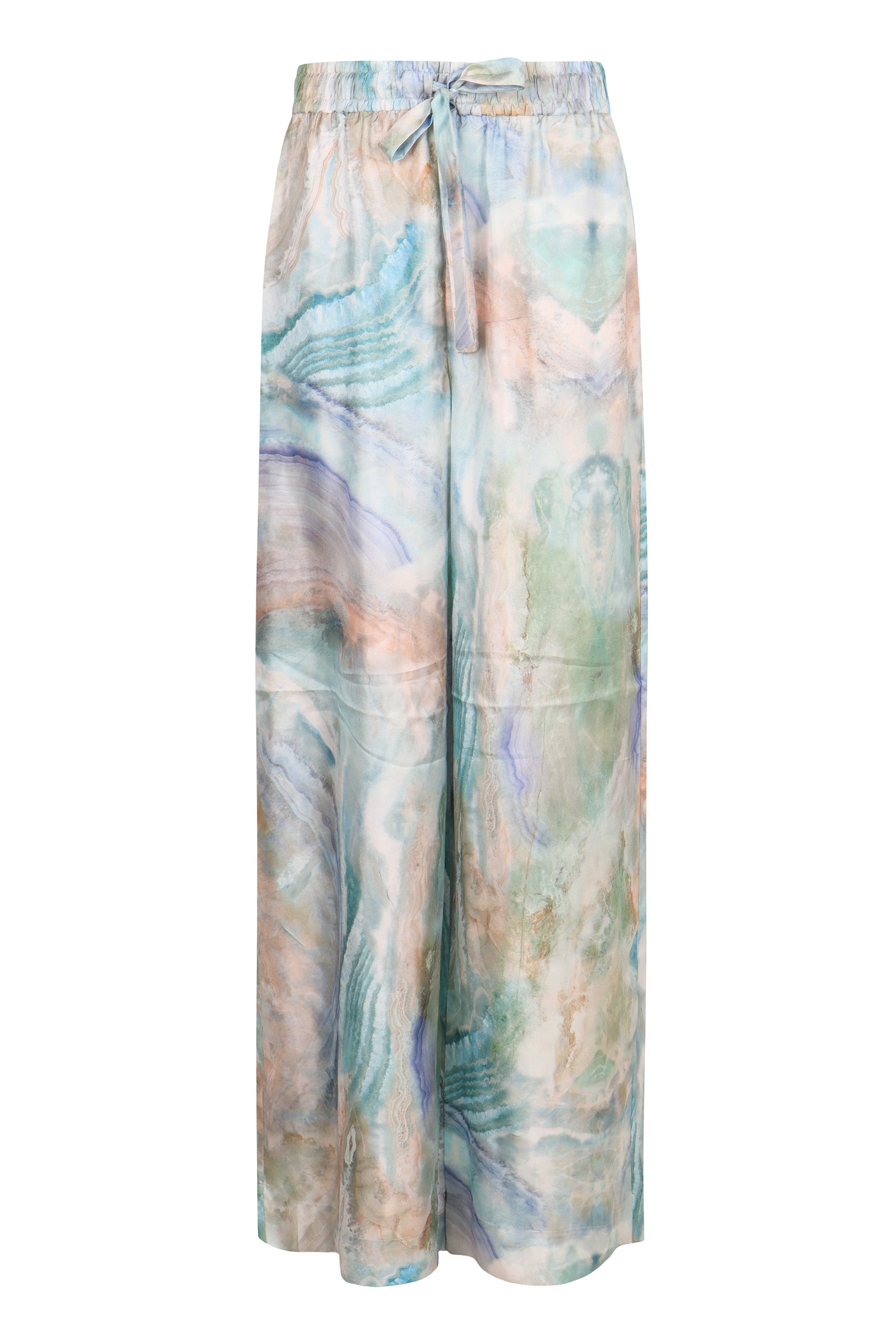 Zimmermann Pantaloni stampati Illuminate a vita alta