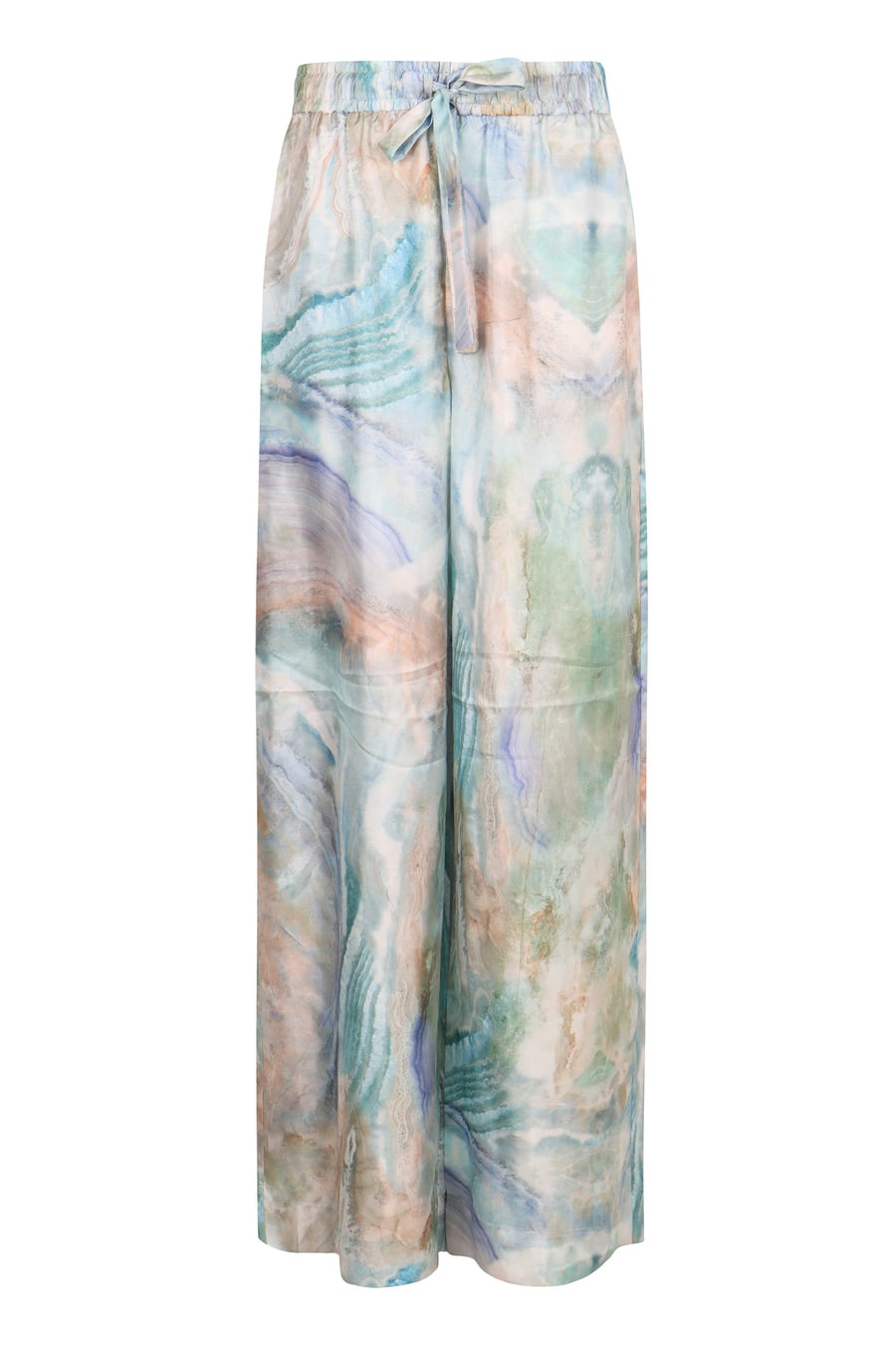 Zimmermann Pantaloni stampati Illuminate a vita alta