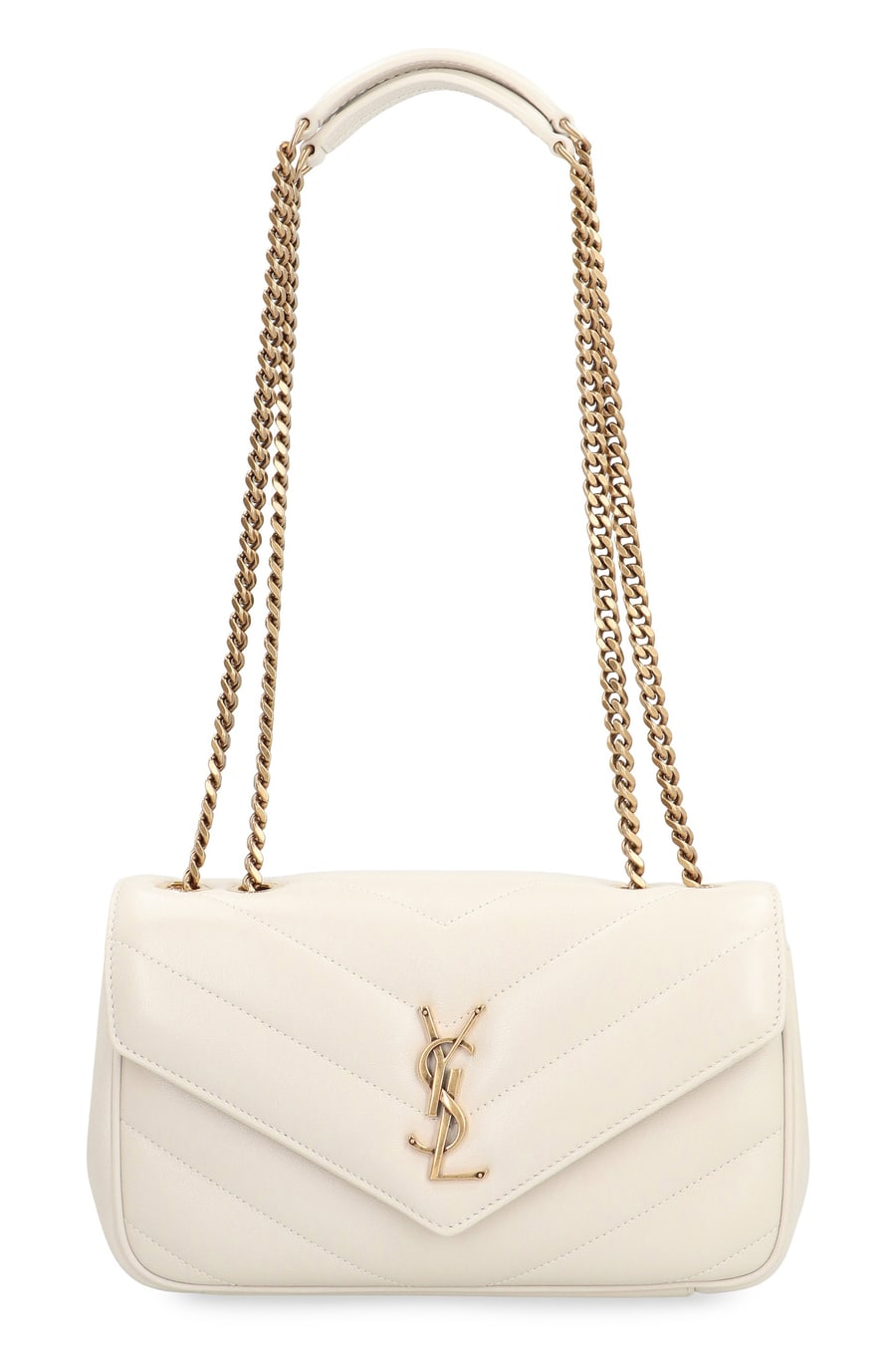 Saint Laurent Borsa a tracolla Loulou Small in pelle