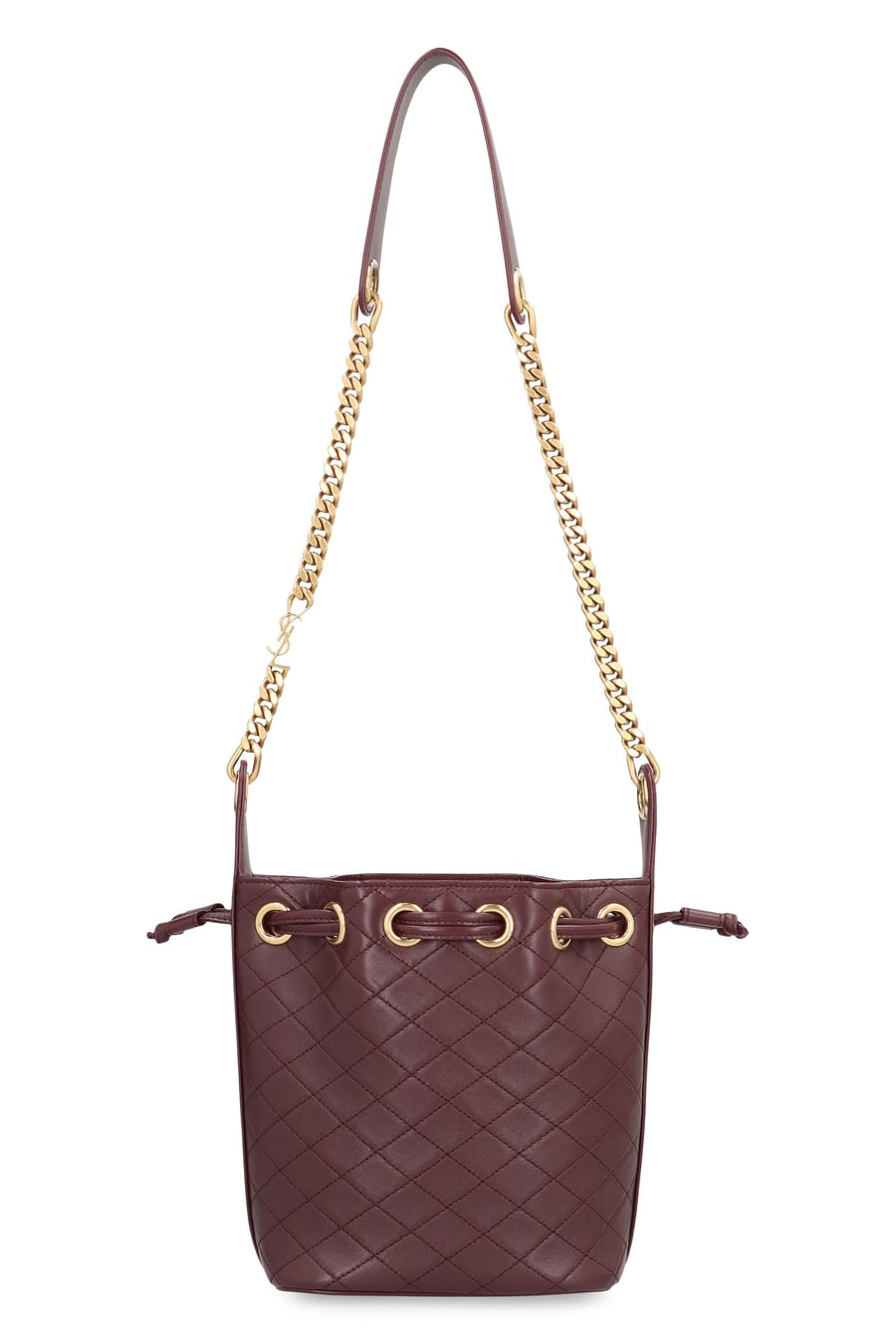 Saint Laurent Borsa a secchiello Cassandre in pelle