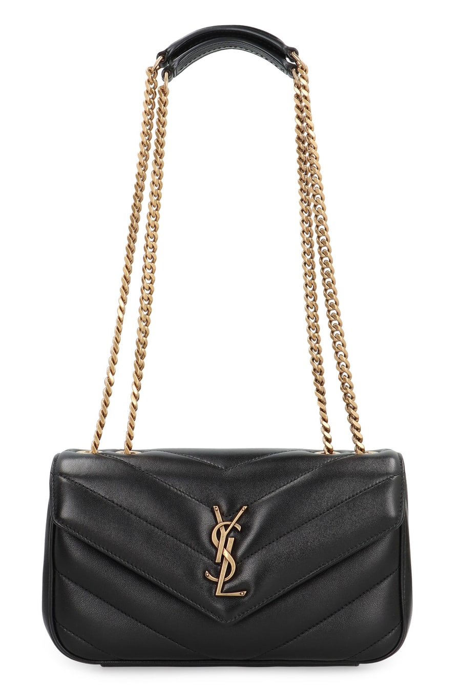 Saint Laurent Borsa a tracolla Loulou Small in pelle