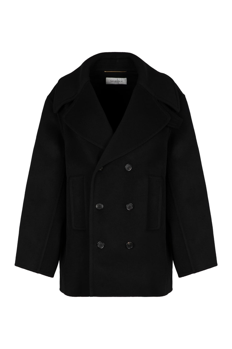 Saint Laurent Caban doppiopetto in lana vergine