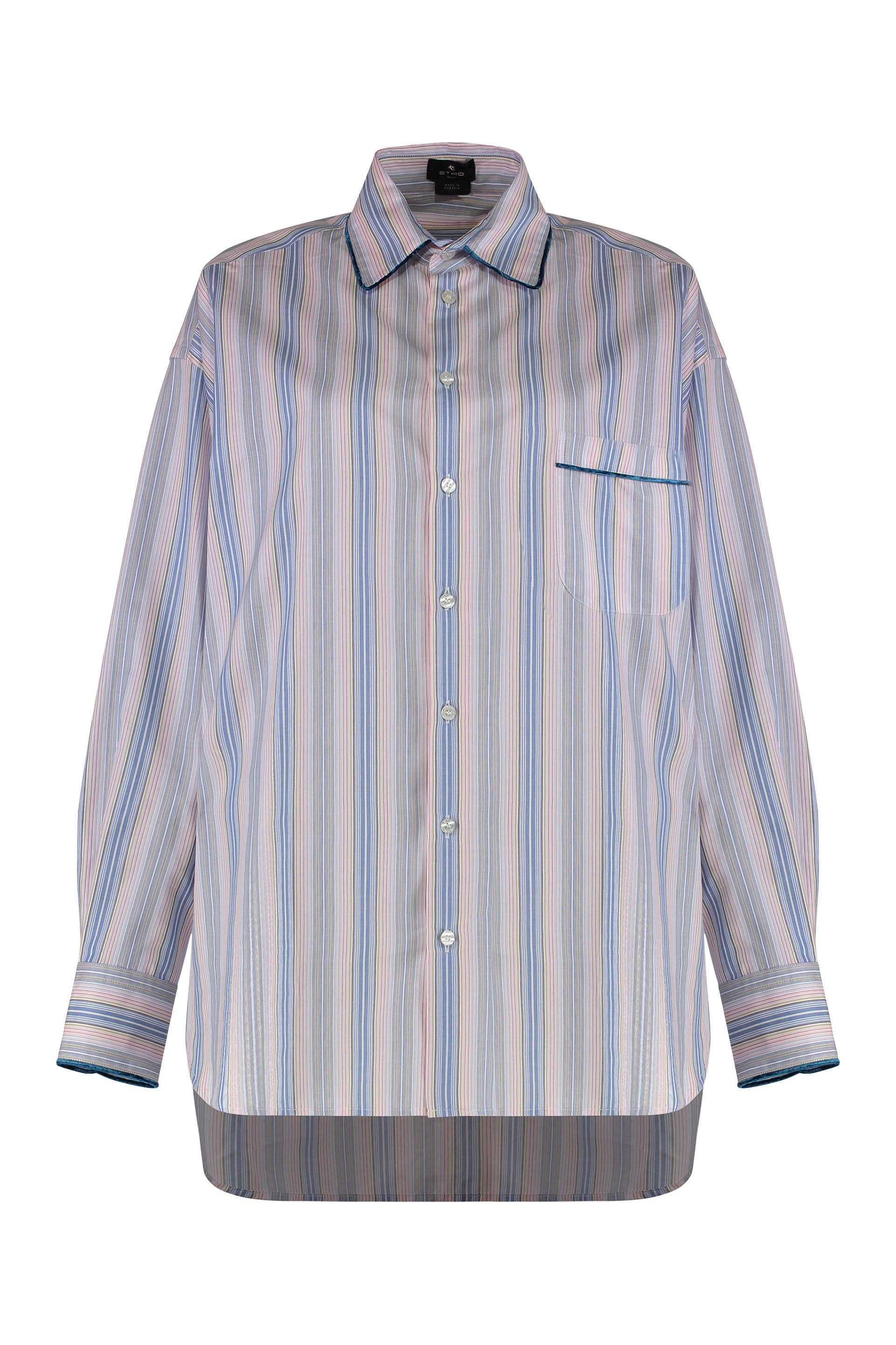 Etro Camicia in cotone a righe