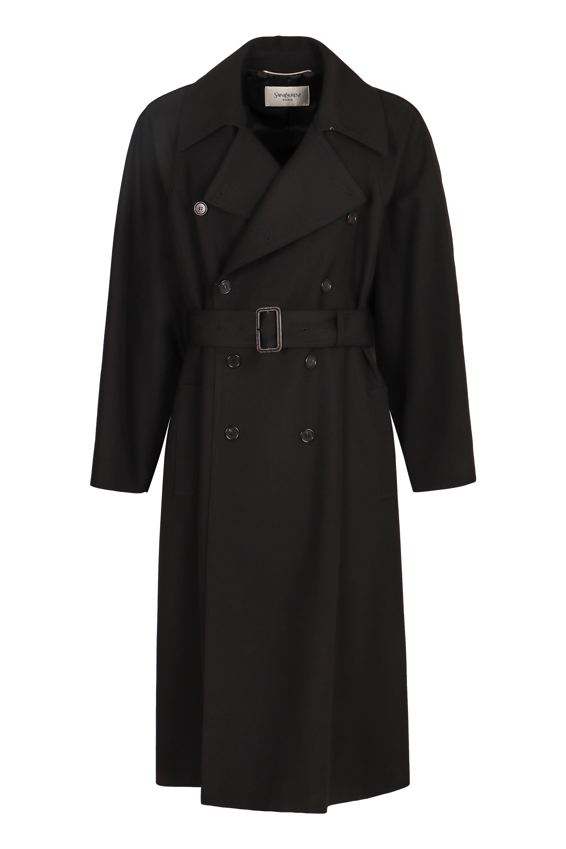Saint Laurent Cappotto lungo in lana