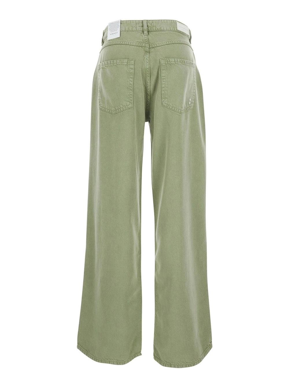Icon denim Jeans 'BEAPT2036CAC' con cinque tasche e finitura bleach in denim bianco Donna, view 2