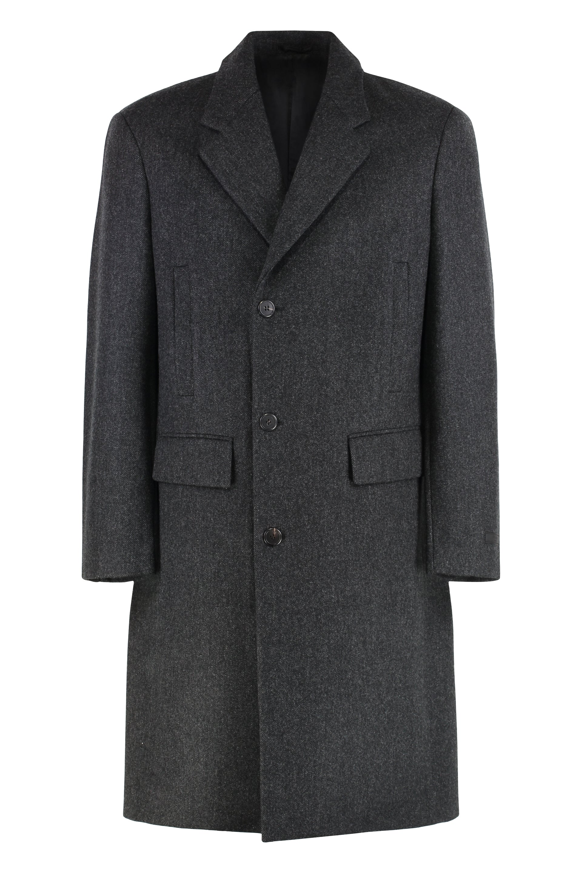 Prada Cappotto monopetto in lana