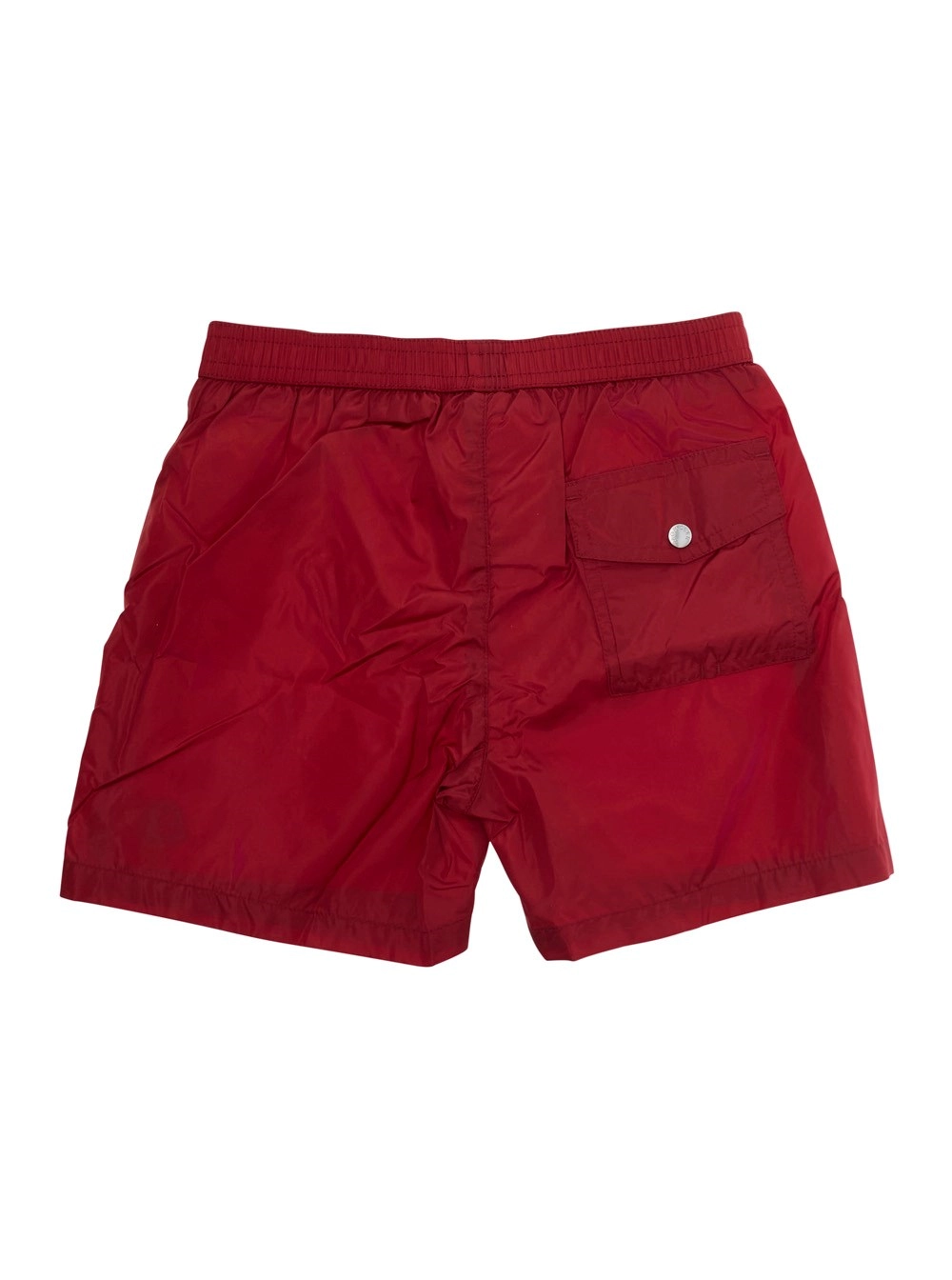 Moncler kids Costume da bagno Rosso 'SWIMWEAR' con dettaglio logo sul fronte in Polyamide Bambino, view 2