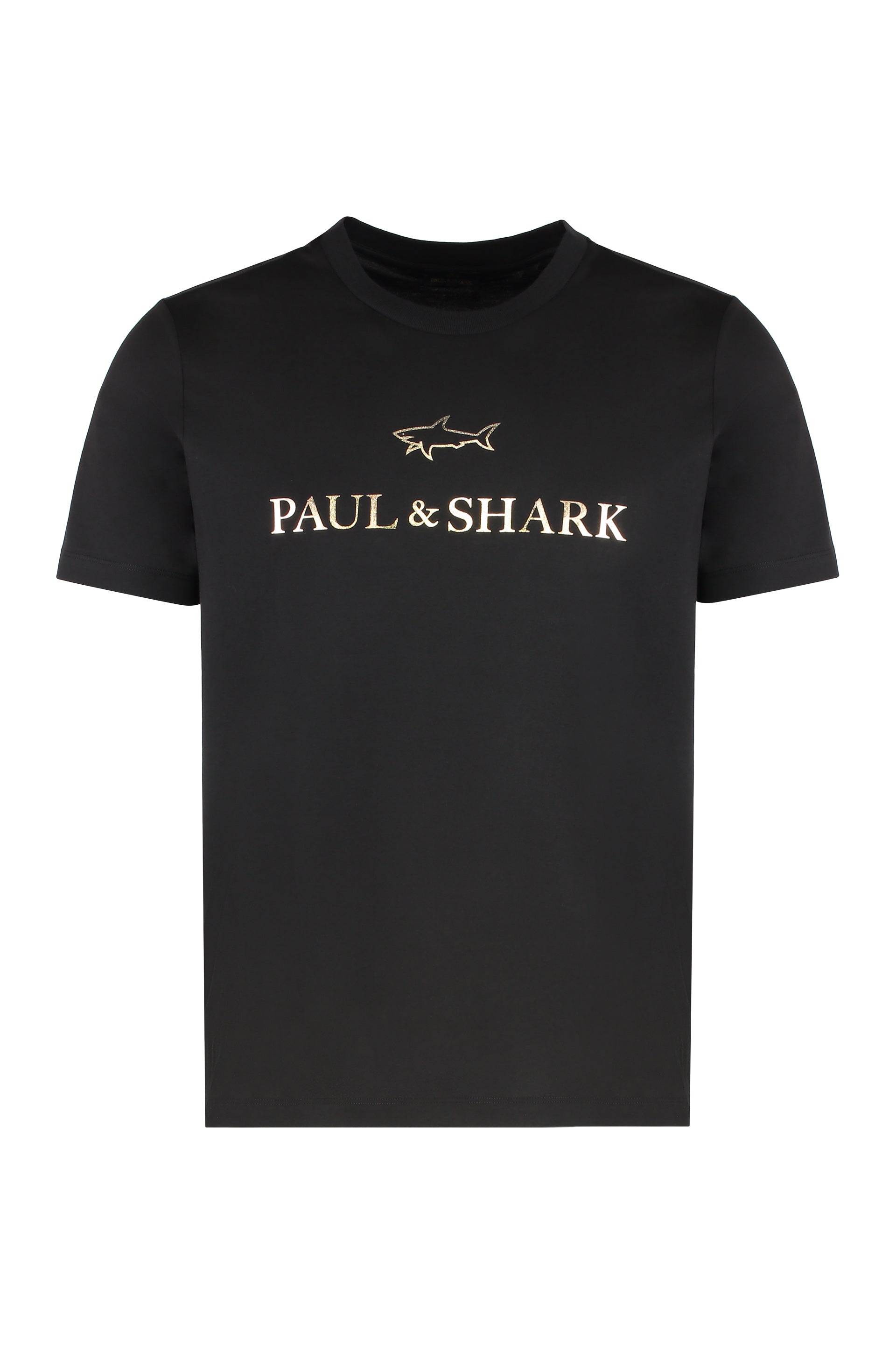 Paul&Shark T-shirt in jersey di cotone con stampa logo