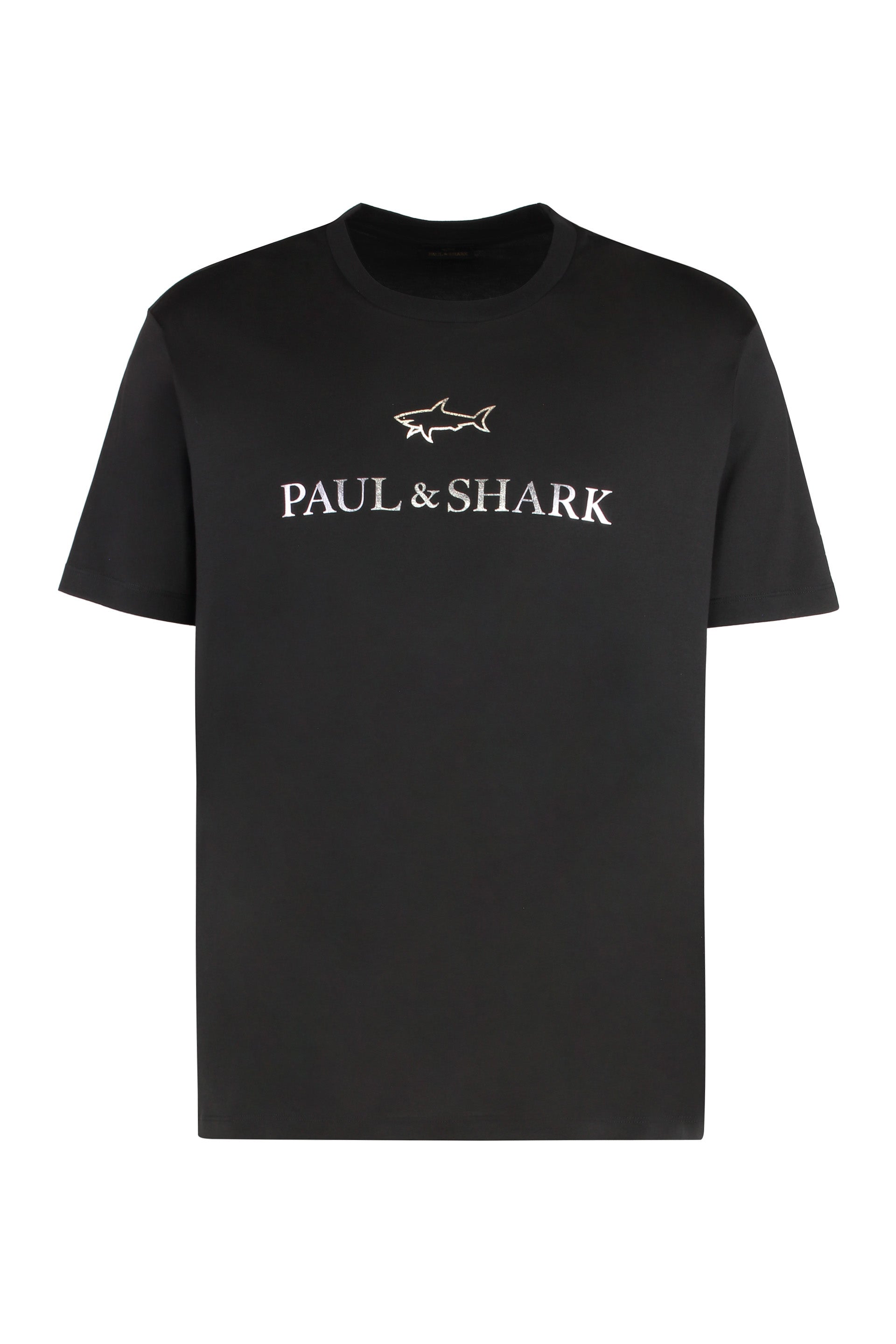 Paul&Shark T-shirt in jersey di cotone con stampa logo