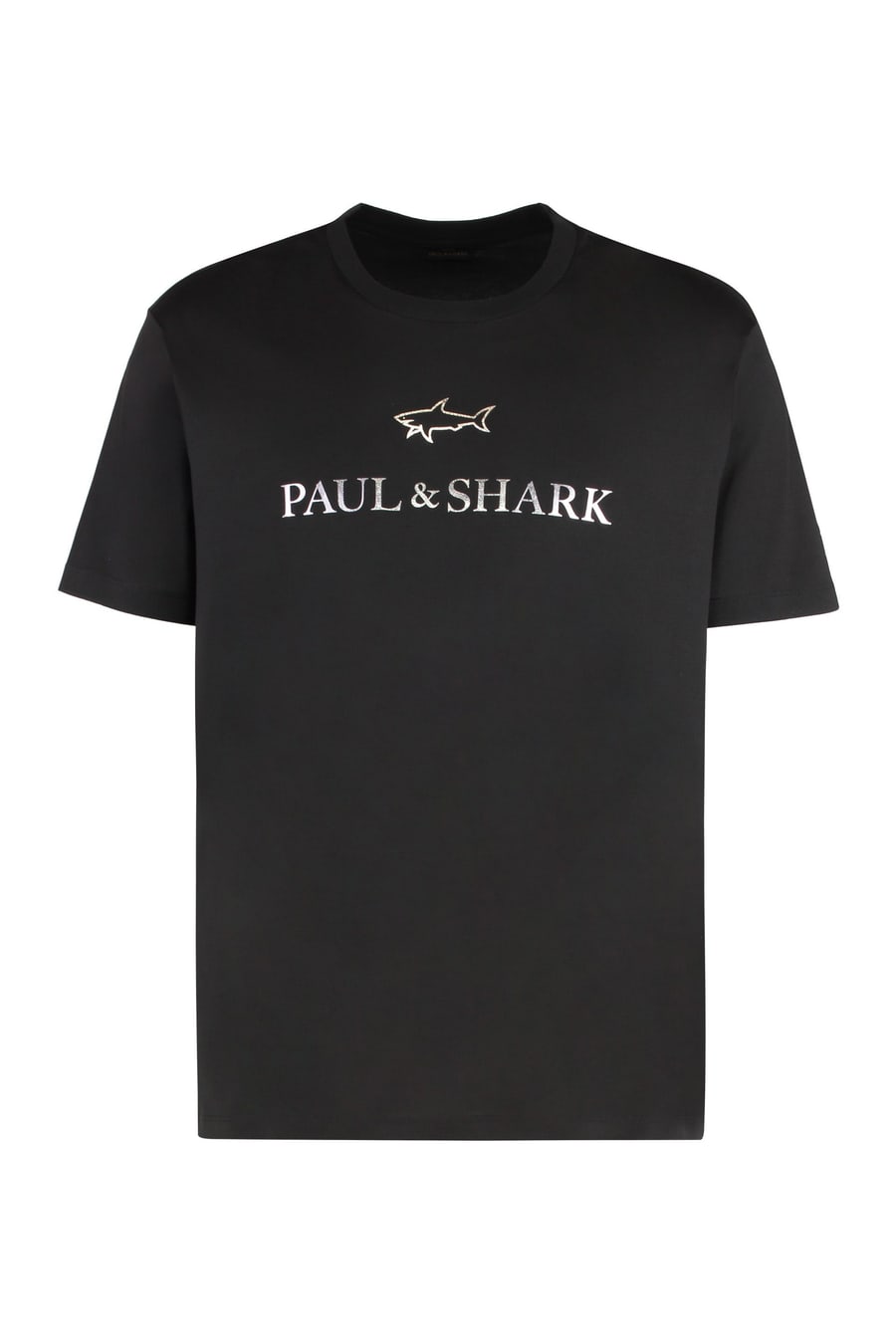 Paul&Shark T-shirt in jersey di cotone con stampa logo