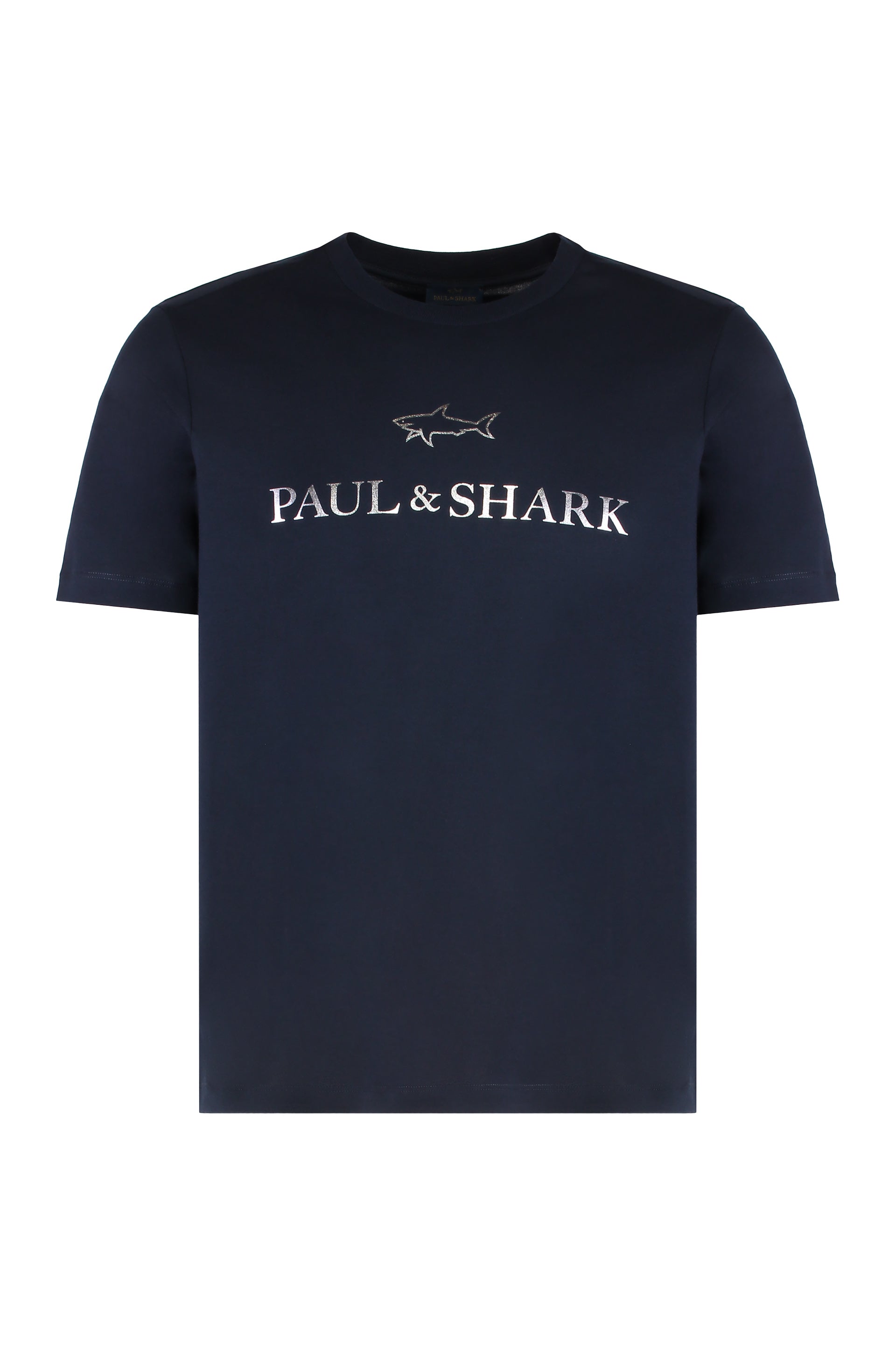 Paul&Shark T-shirt in jersey di cotone con stampa logo