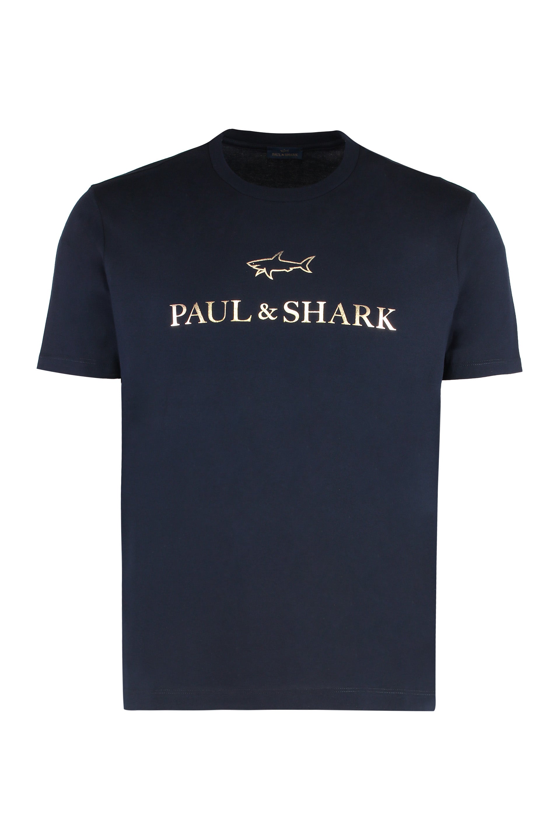 Paul&Shark T-shirt in jersey di cotone con stampa logo