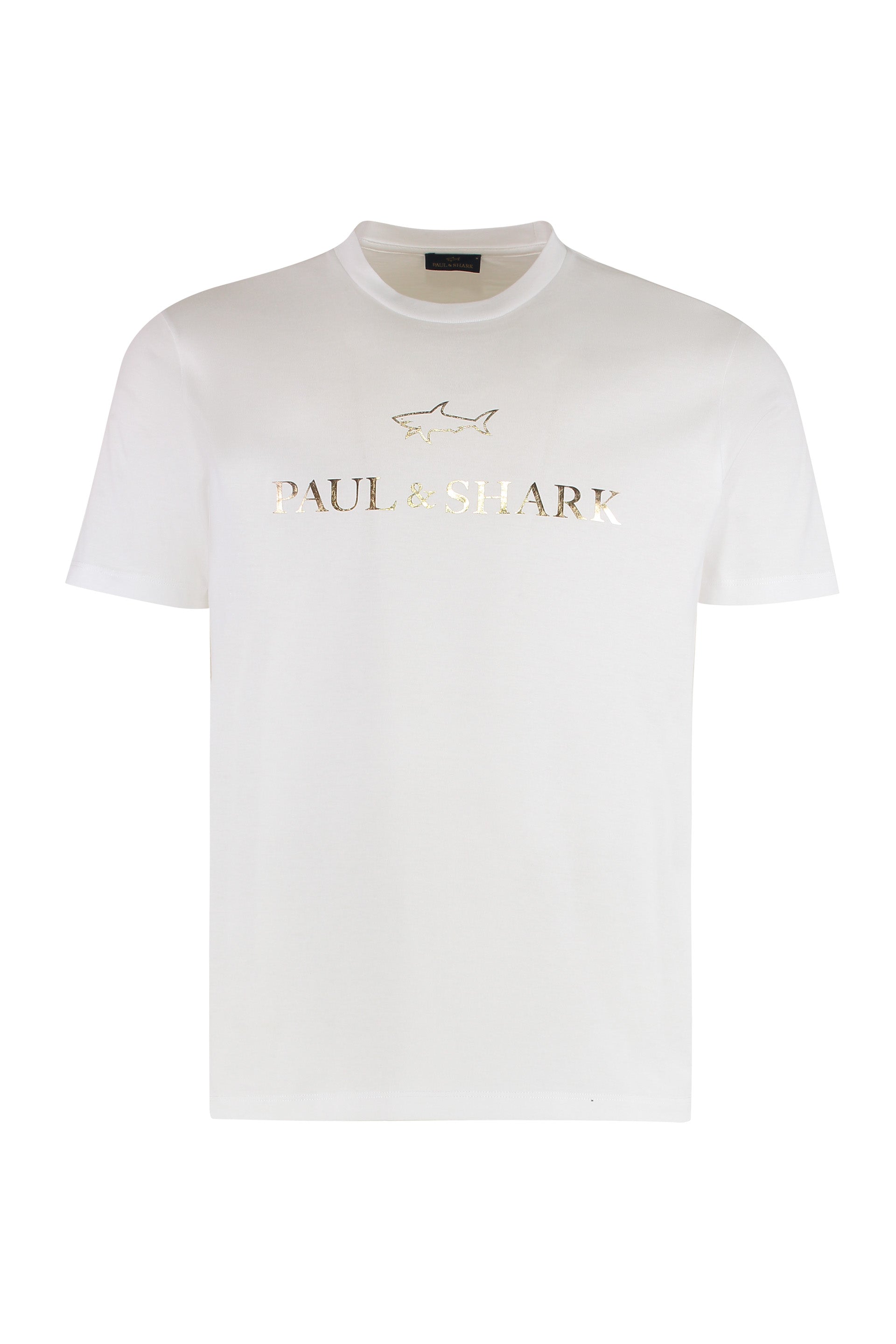 Paul&Shark T-shirt in jersey di cotone con stampa logo