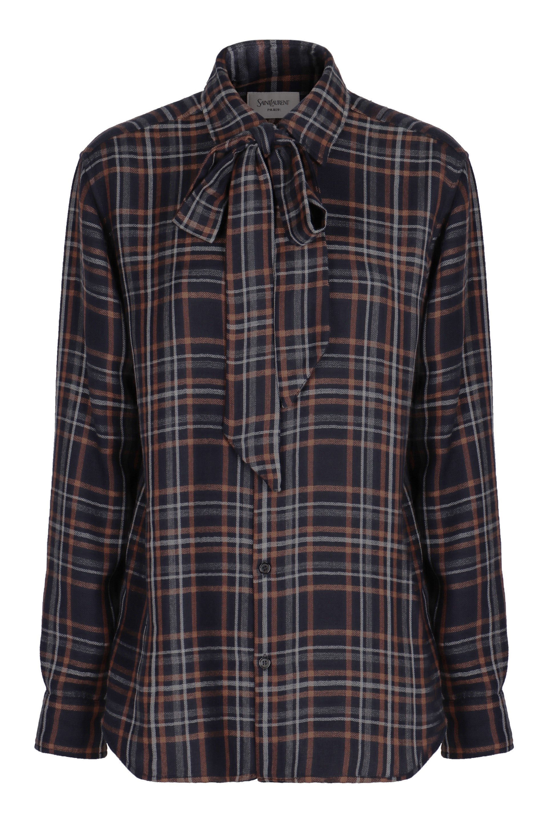 Saint Laurent Camicia in motivo check