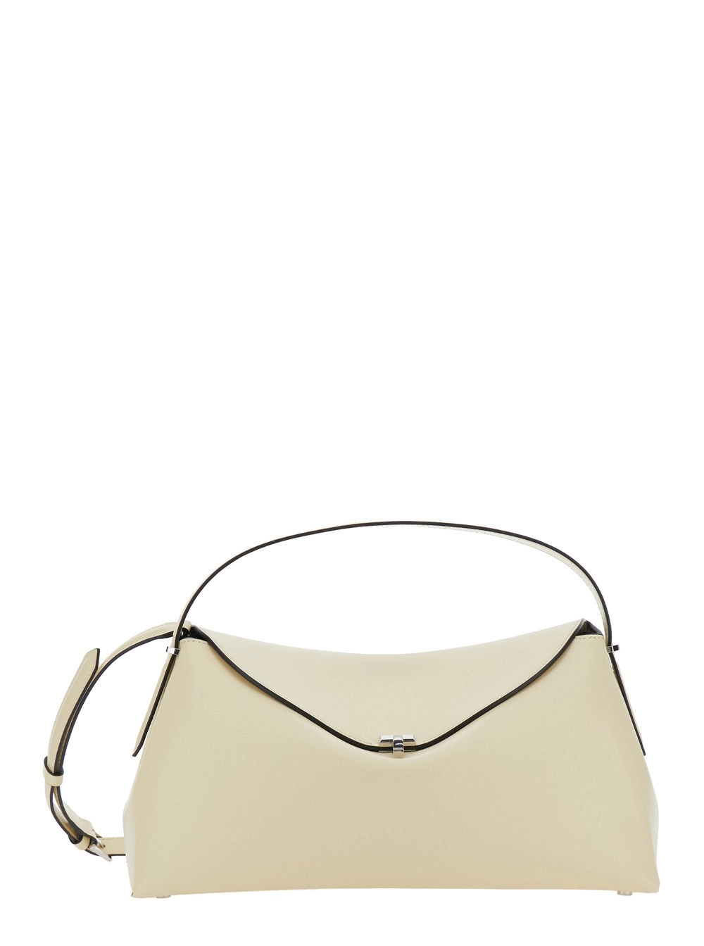Toteme Borsa a spalla 'T-Lock' con Chiusura a T in pelle Beige Donna