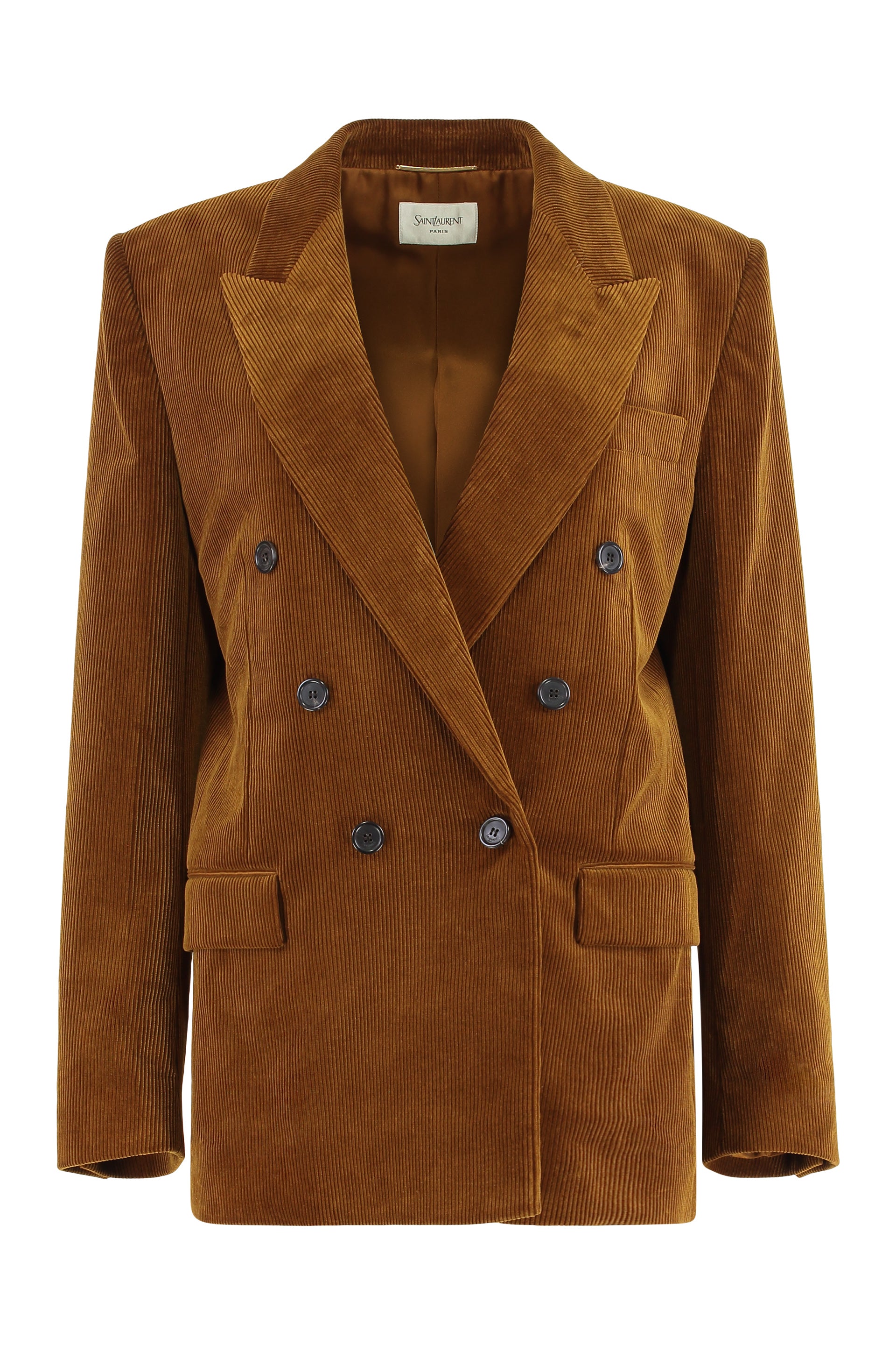 Saint Laurent Giacca in velluto a coste