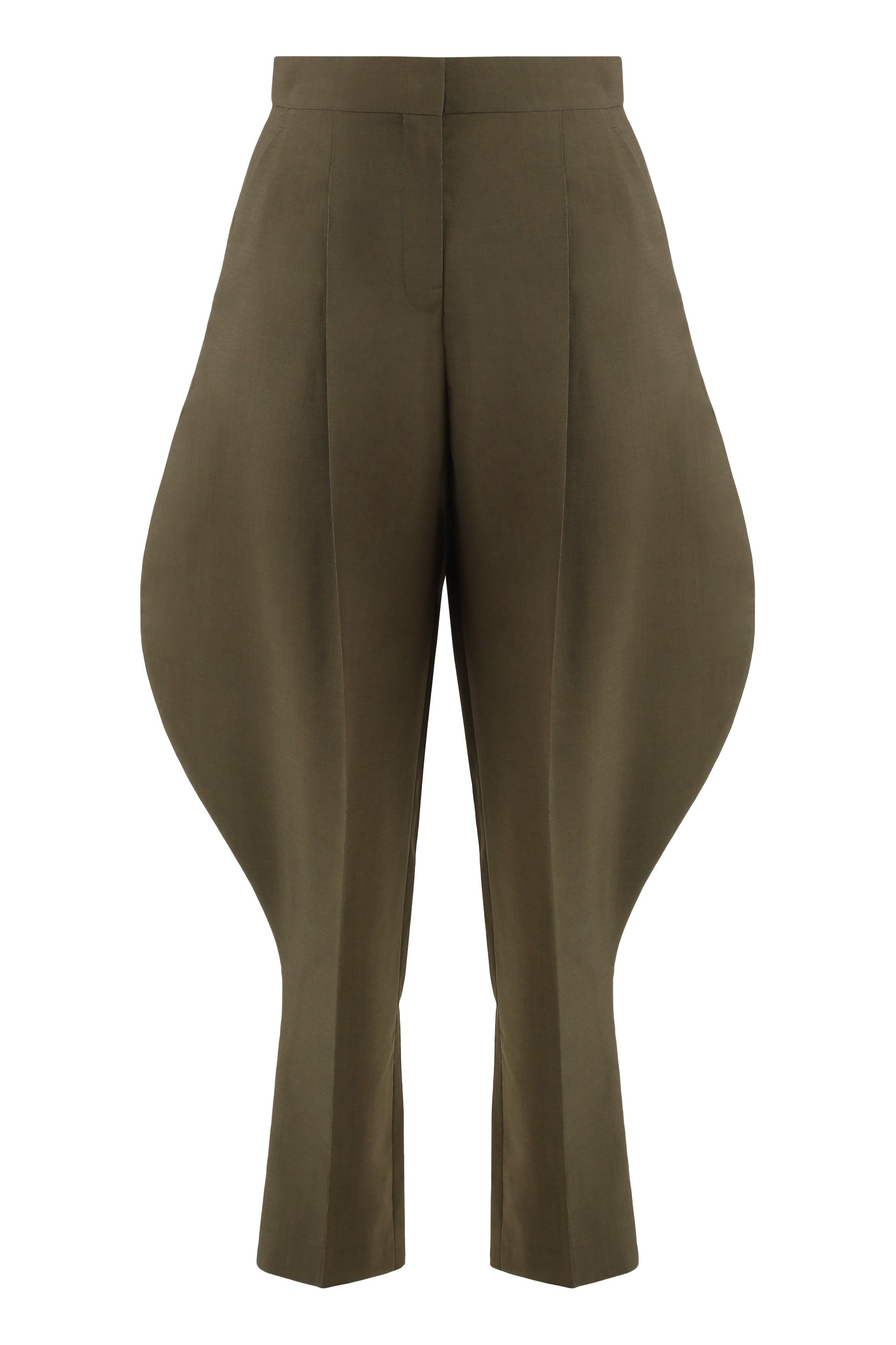 Fendi Pantaloni in lana e mohair