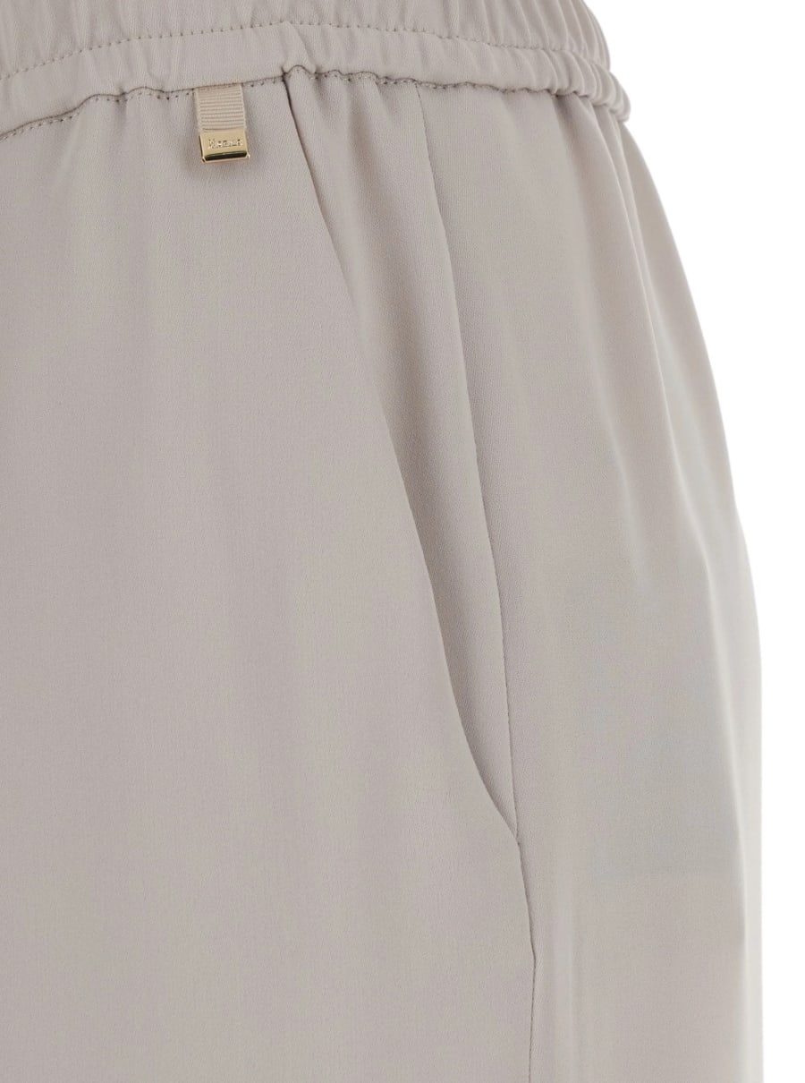 Herno Pantaloni Beige con Vita Elasticizzata in Tessuto Tecnico Donna, view 3