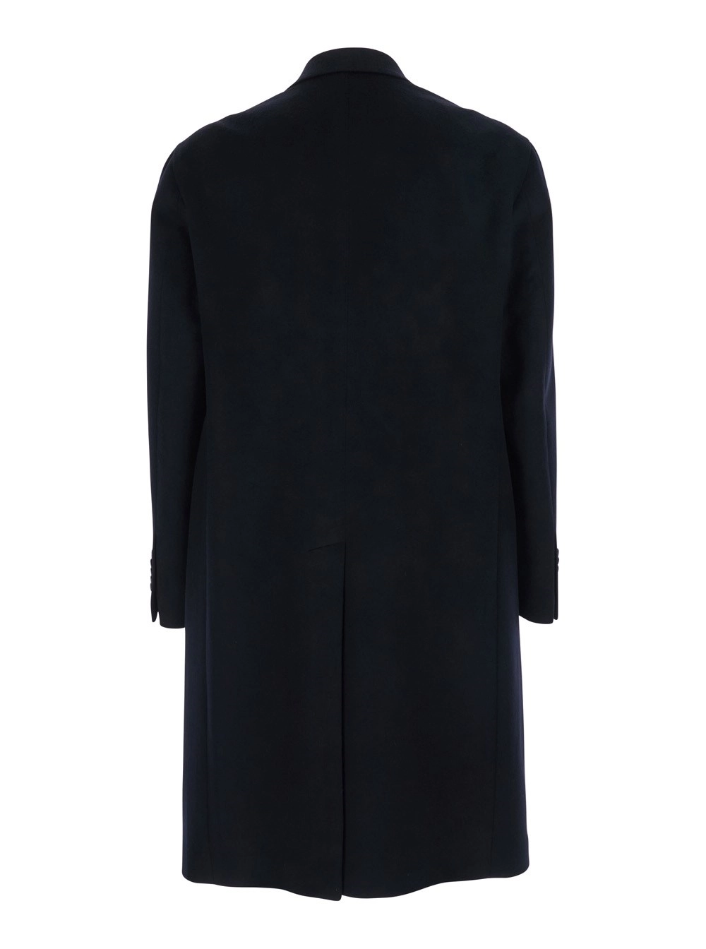 Tagliatore Cappotto 'Londra' Oversize Doppiopetto in Lana Blu Uomo, view 2