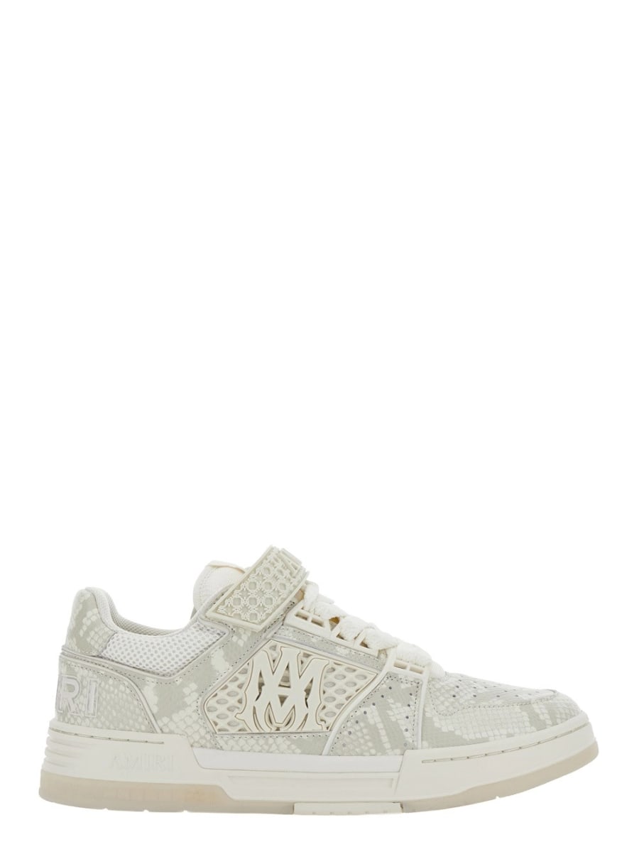 Amiri Sneakers Beige con Dettagli a Contrasto
