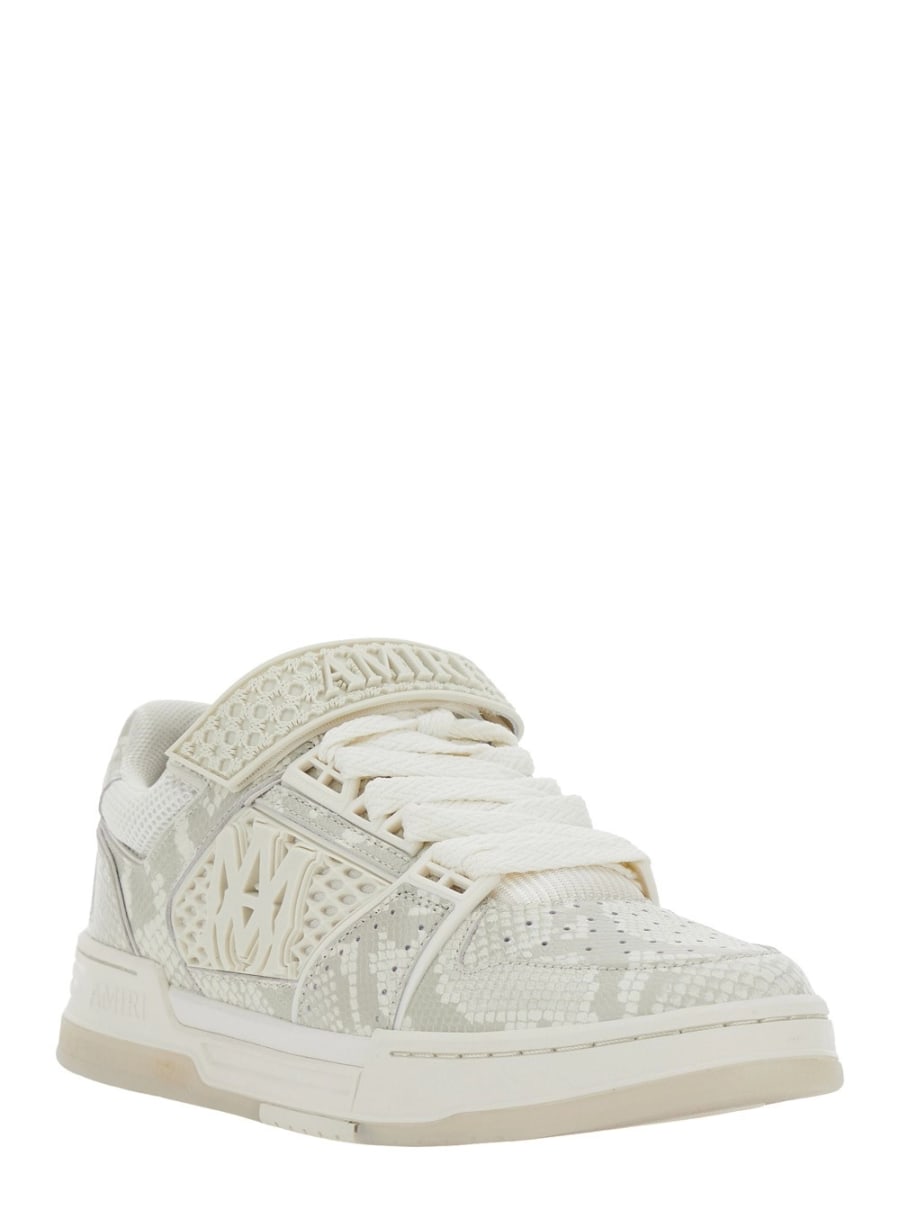 Amiri Sneakers Beige con Dettagli a Contrasto, view 2
