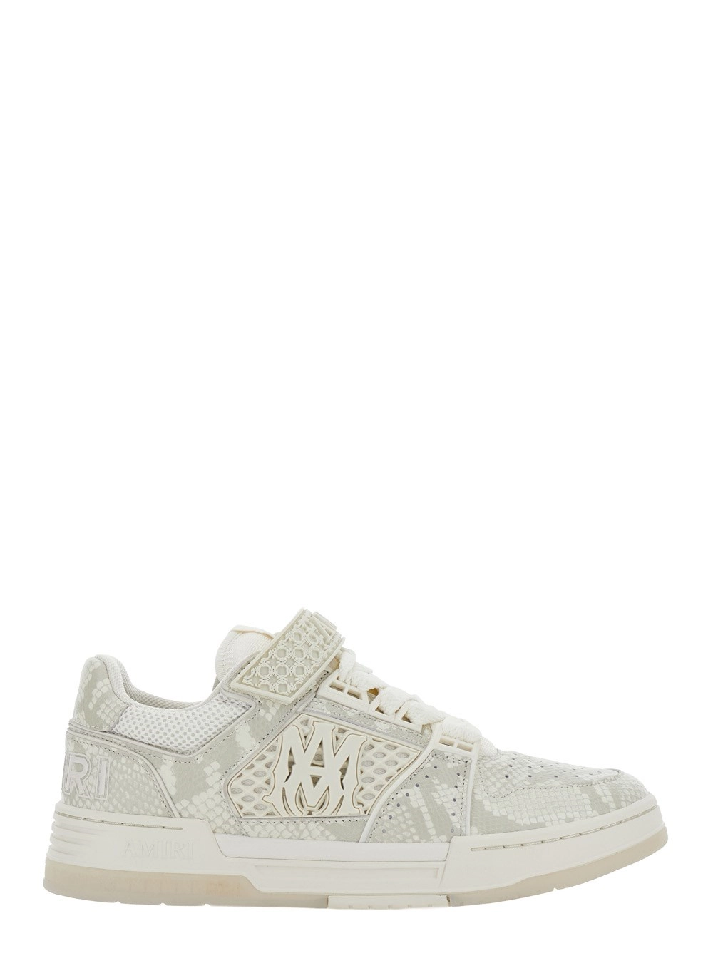 Amiri Sneakers Beige con Dettagli a Contrasto