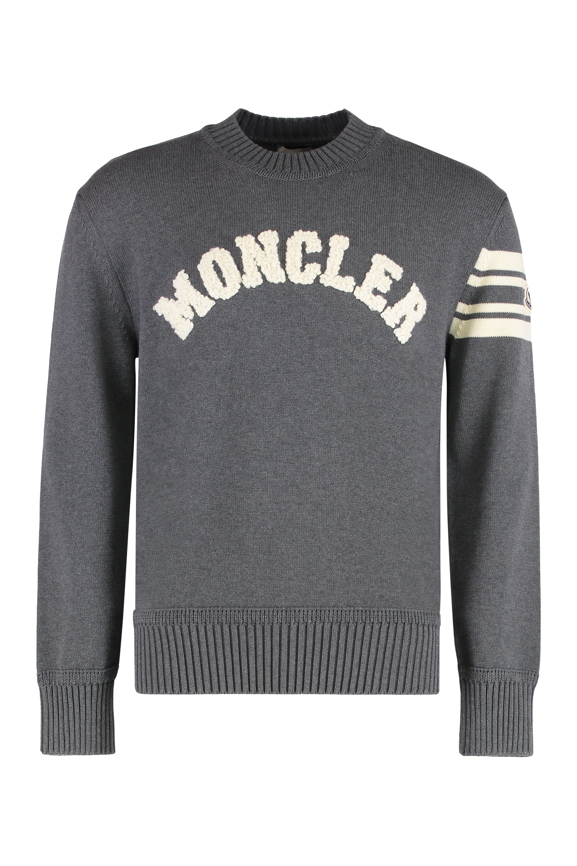 Moncler Maglione girocollo in cotone