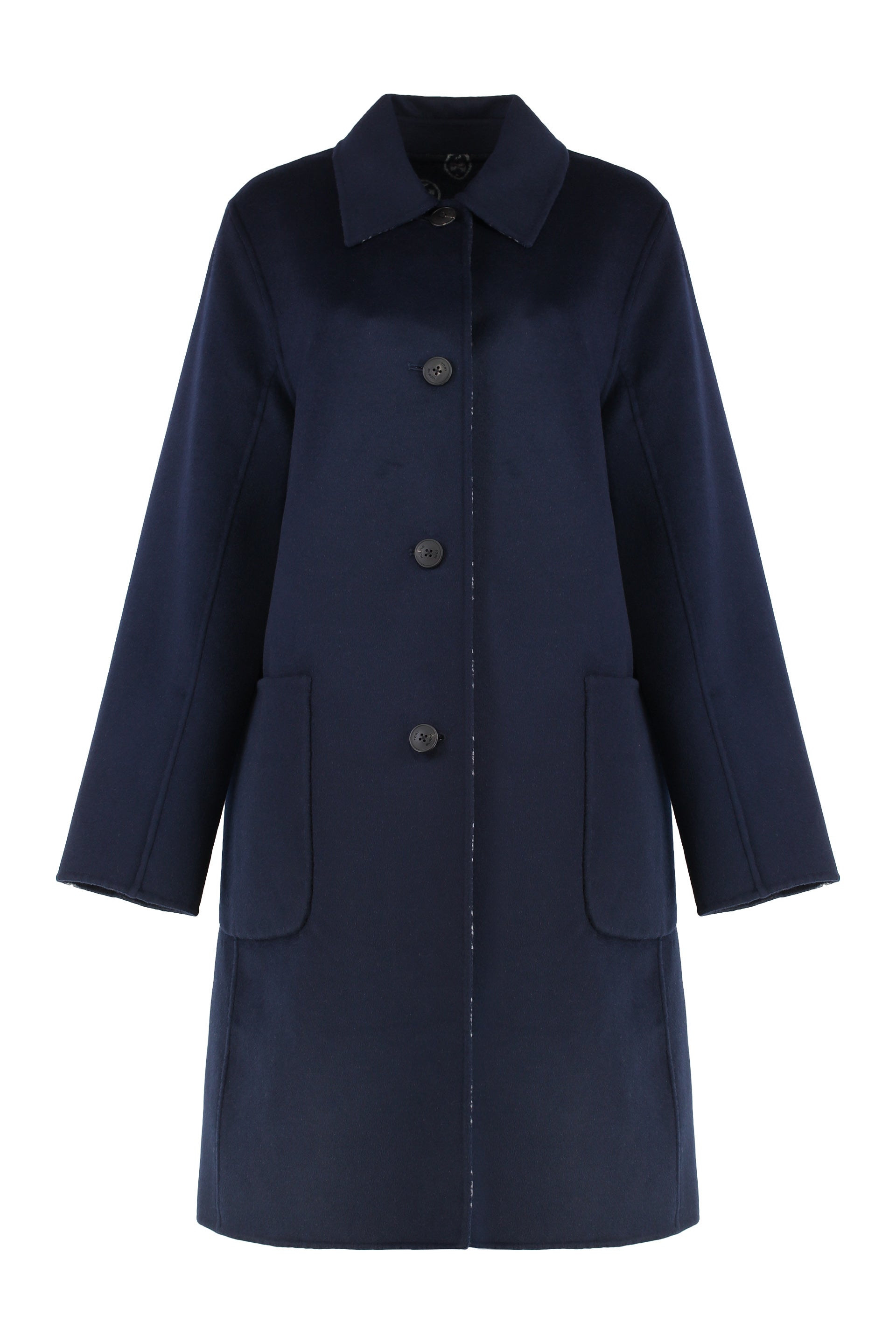 Tory Burch Cappotto in lana reversibile