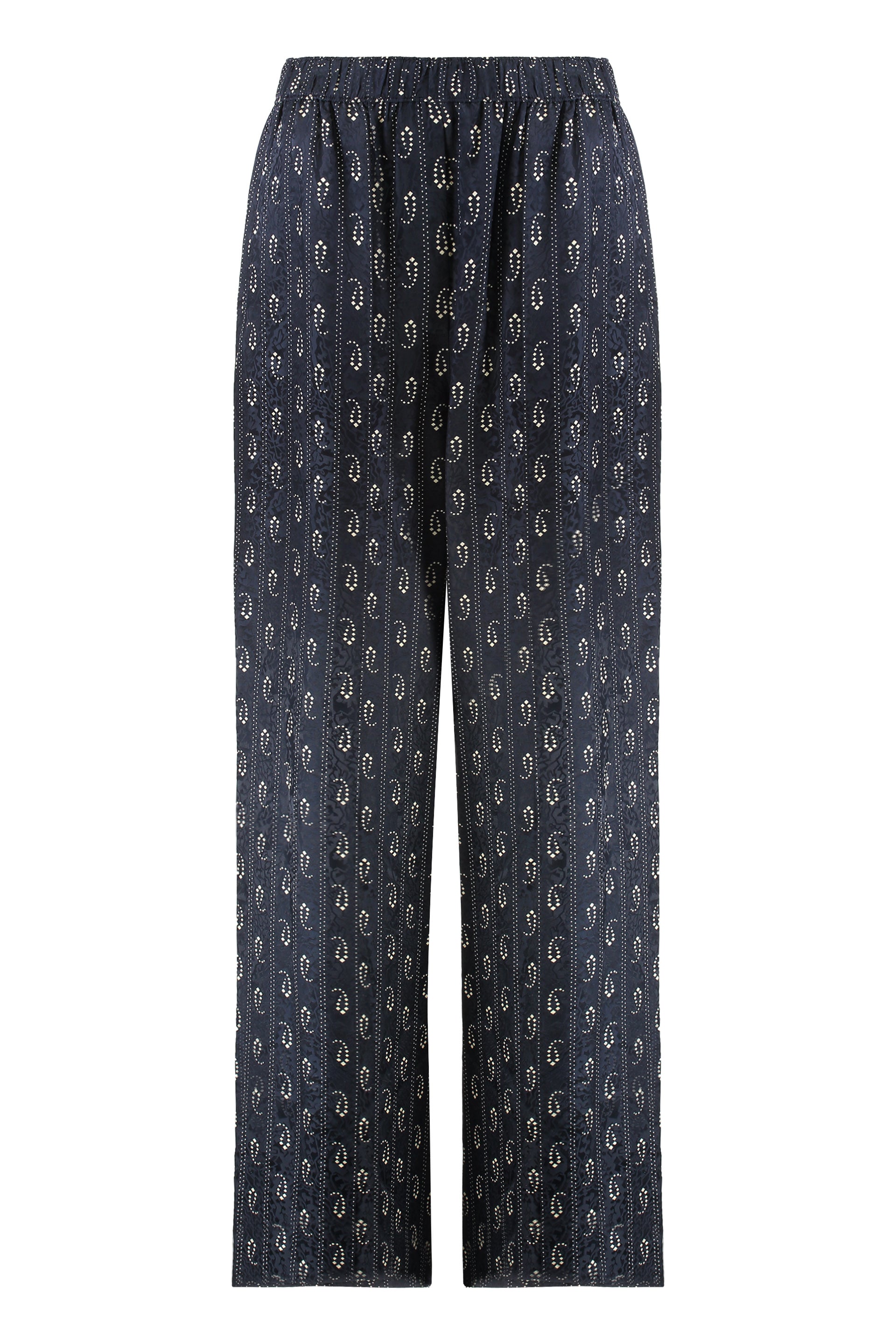 Tory Burch Pantaloni in jacquard di viscosa e seta