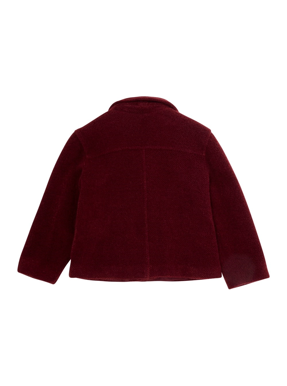 Nanan kids CAPPOTTO con collo, maniche lunghe e chiusura frontale. Tessuto Tecnico. Rosso. Bambina, view 2