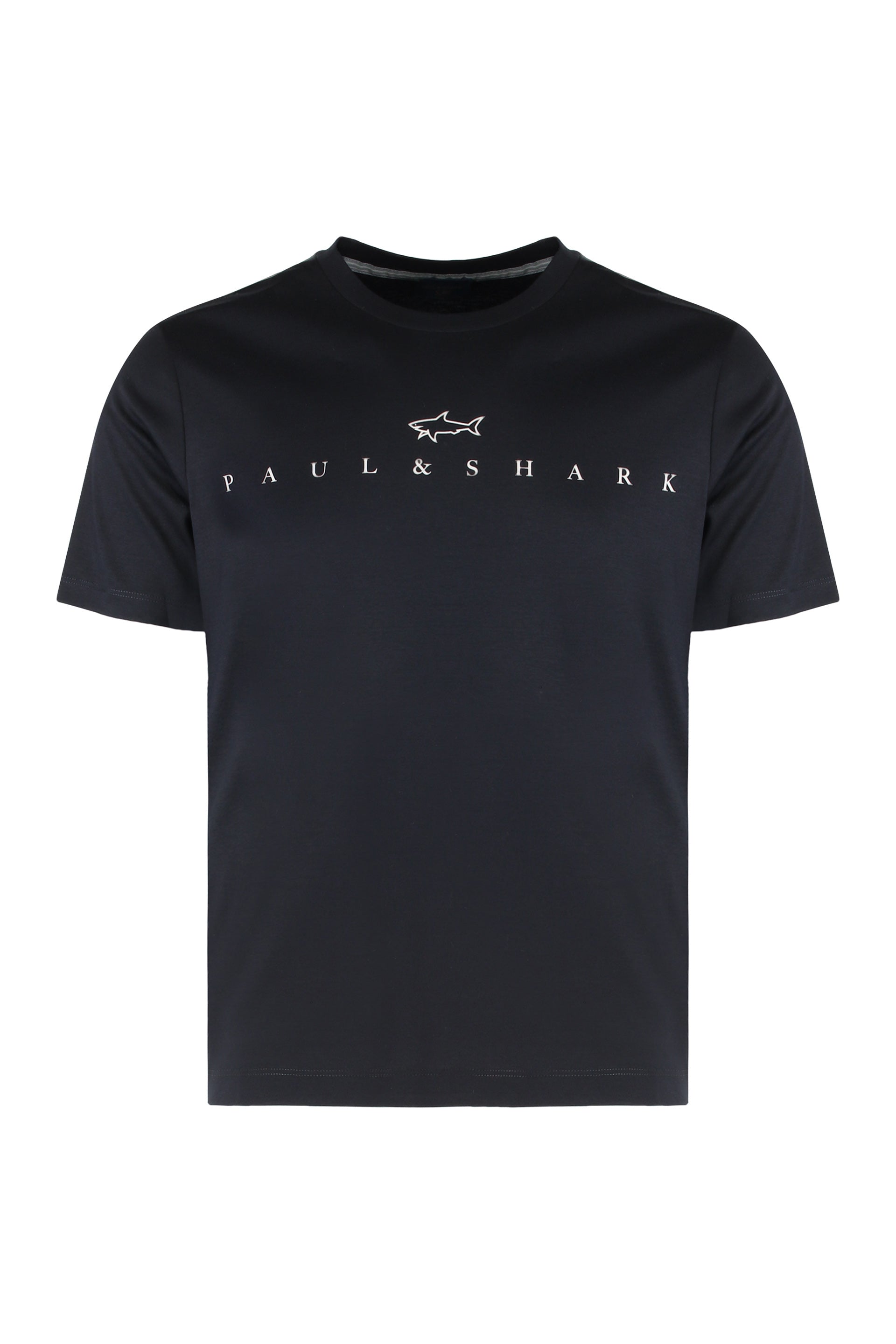 Paul&Shark T-shirt in jersey di cotone con stampa logo