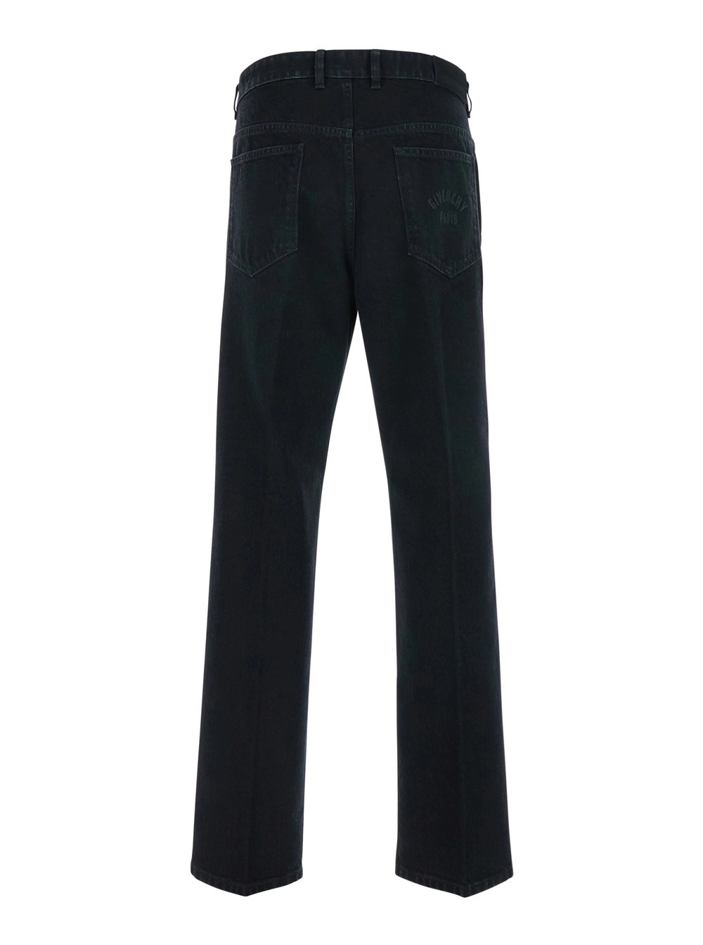 Givenchy Jeans con Passanti per Cintura in Denim Nero Uomo, view 2