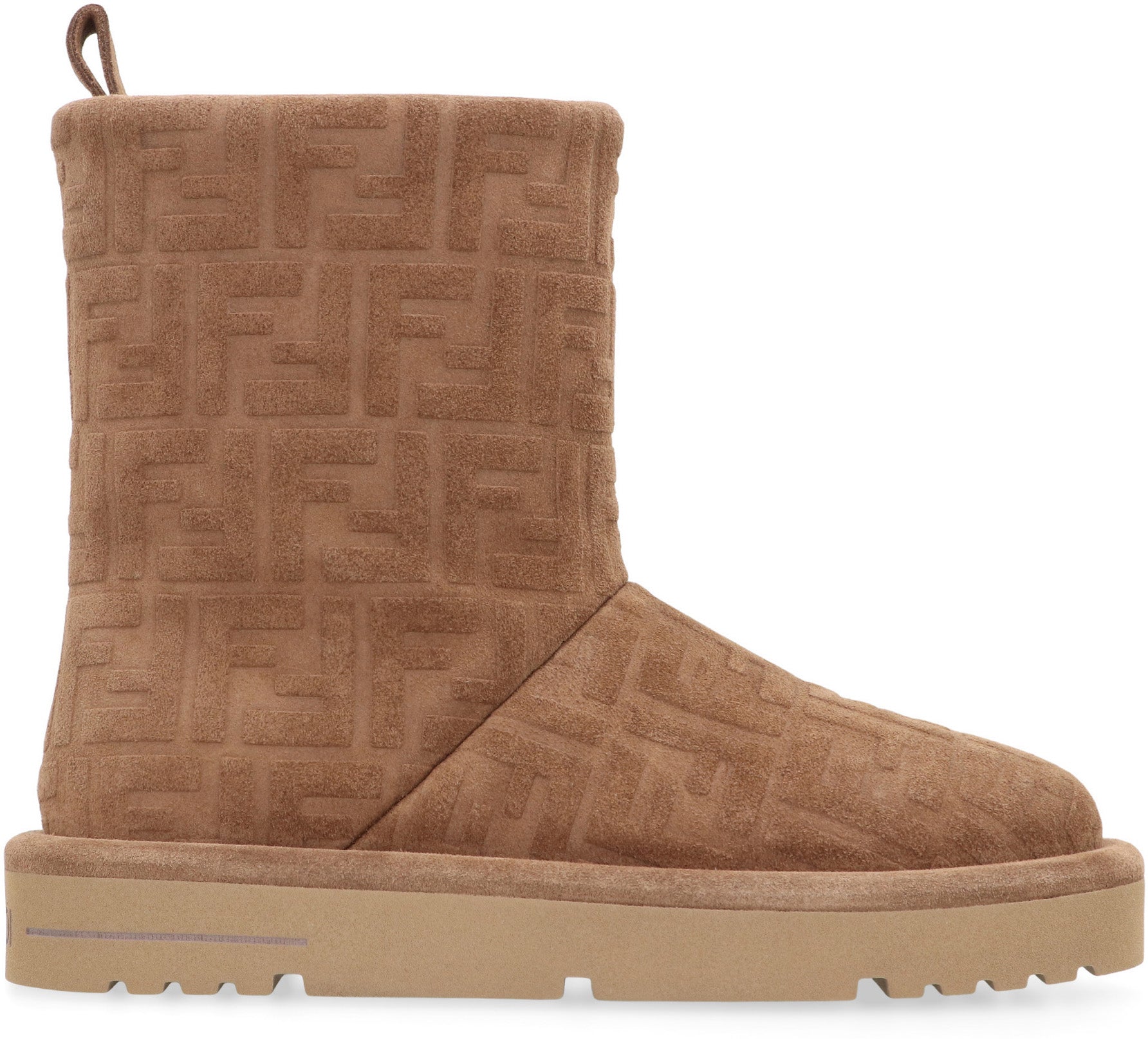 Fendi Stivale basso Apres Chic in camoscio