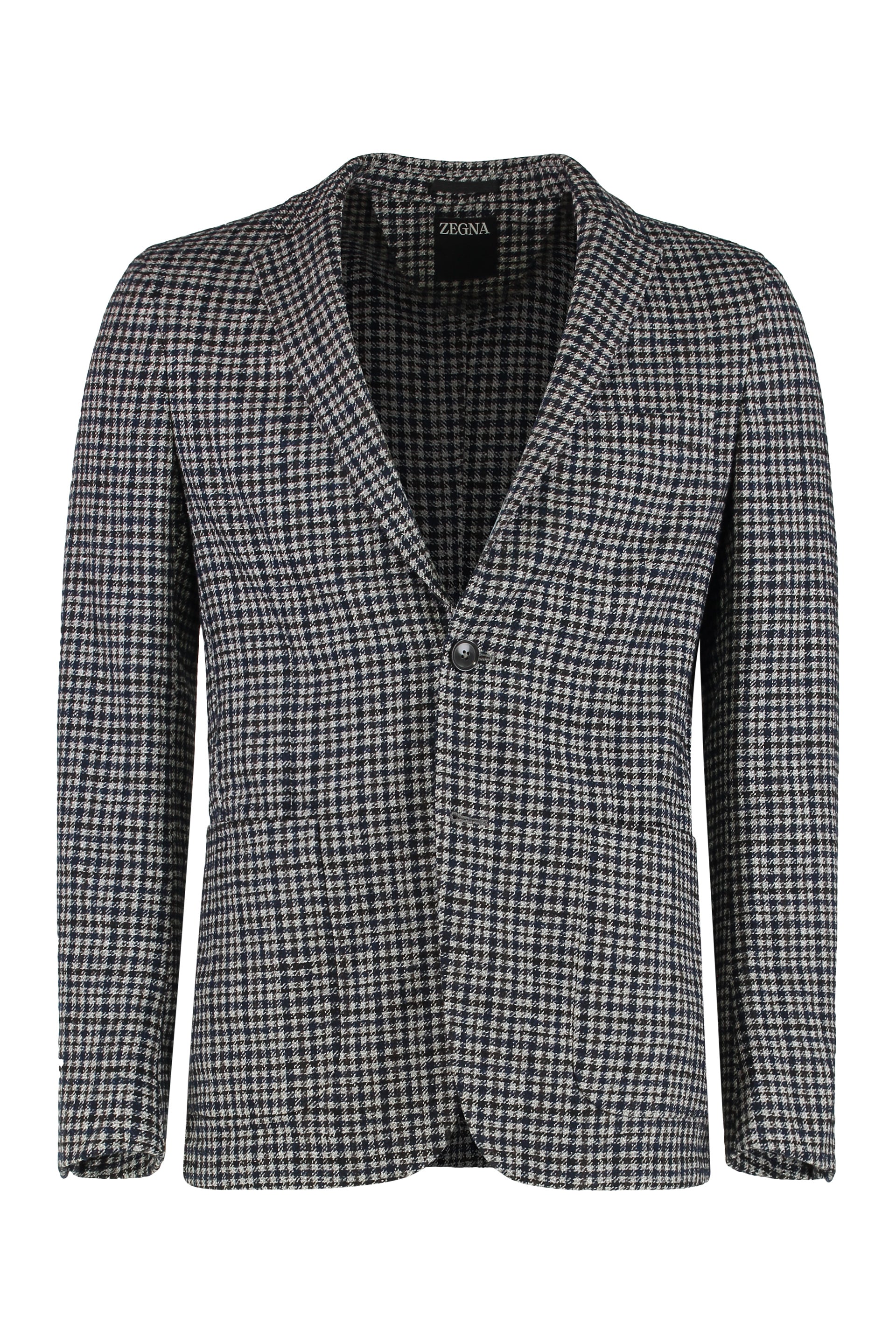 Zegna Giacca monopetto in misto lana