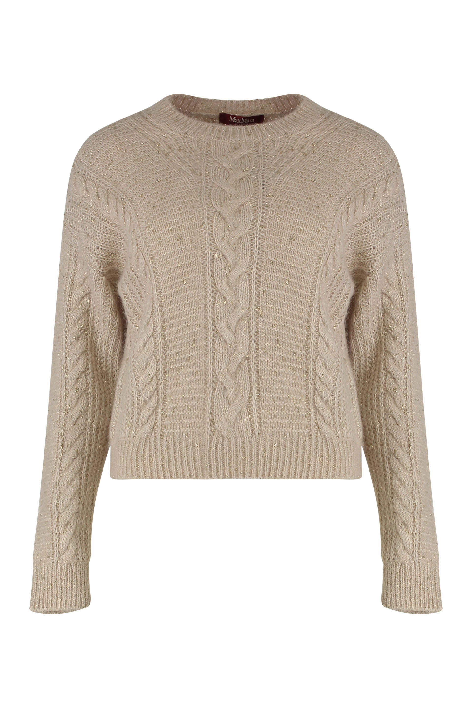 Max Mara Studio Maglia boxy in mista alpaca