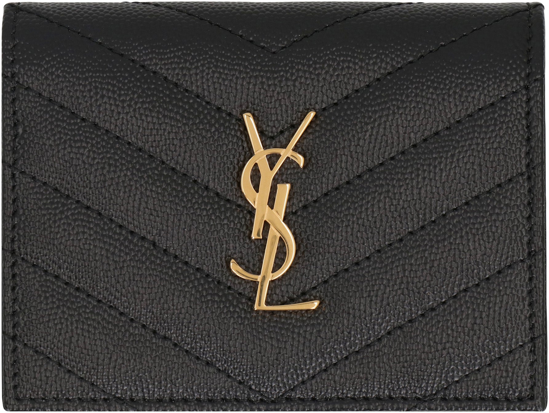 Saint Laurent Portacarte Cassandre in Pelle