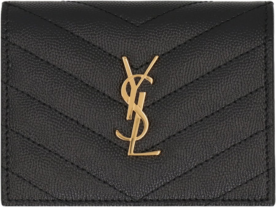 Saint Laurent Portacarte Cassandre in Pelle