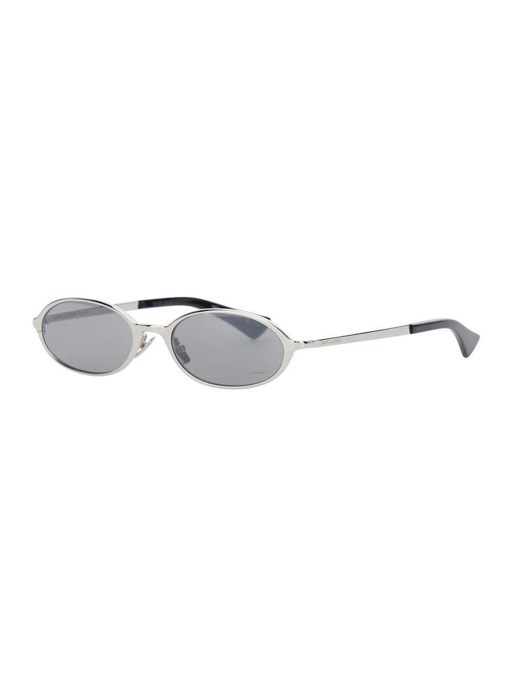 Saint Laurent Occhiali da Sole '935' con logo lettering sulle aste in acetato metallici donna