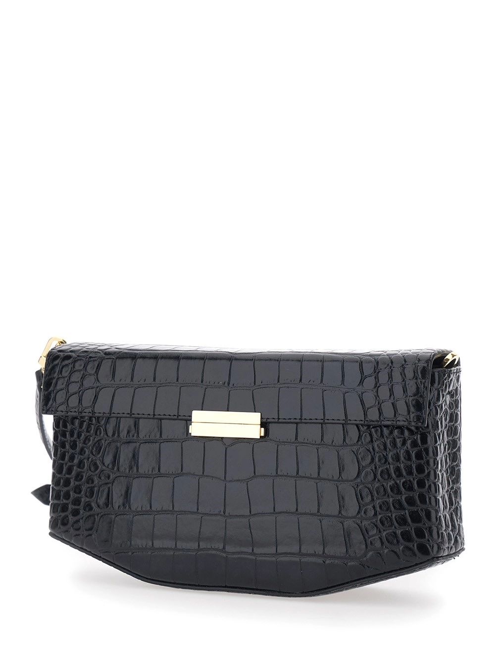 Toteme Clip croco-embossed shoulder, view 2
