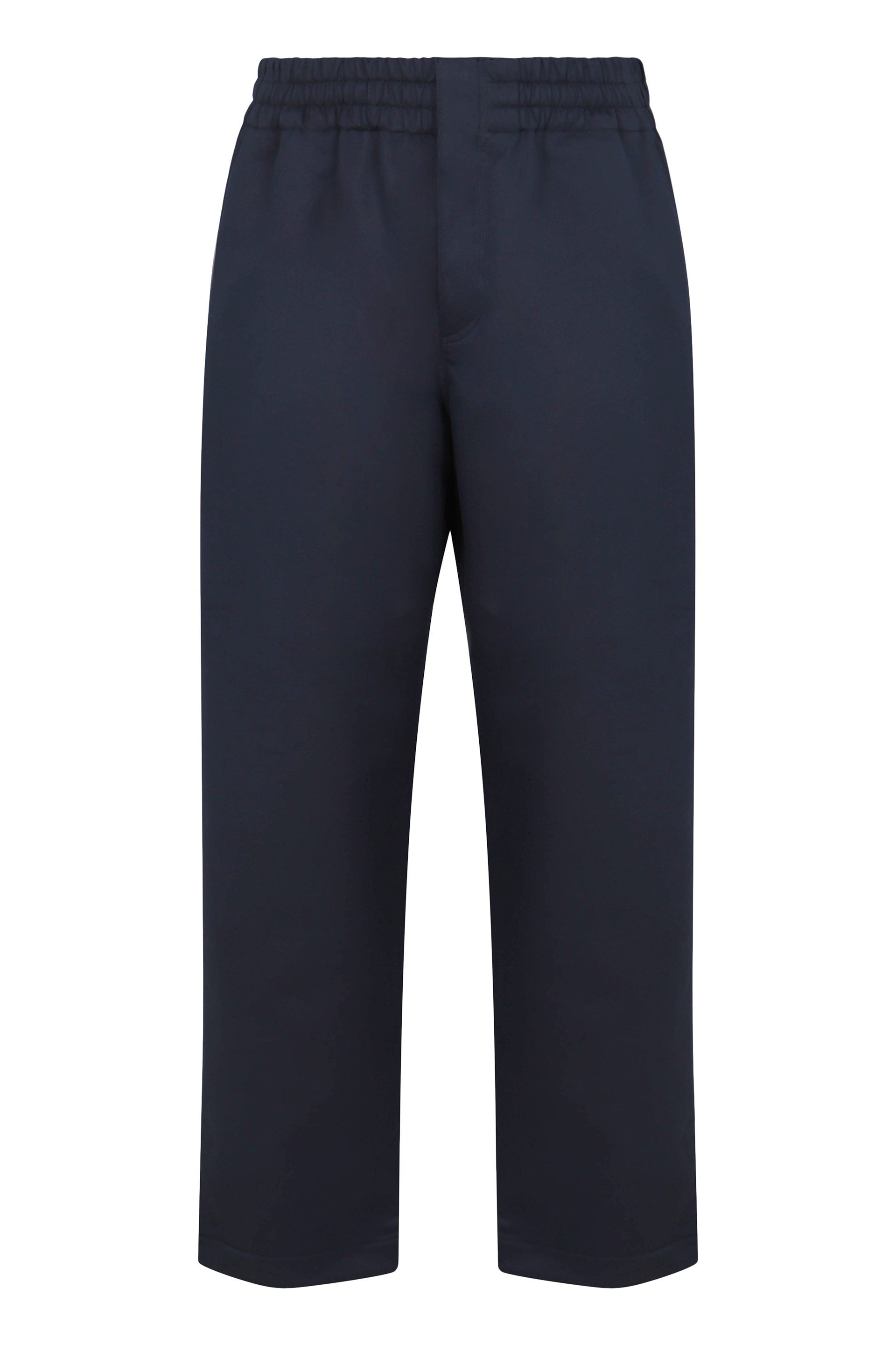 Bottega Veneta Pantaloni in twill di seta e cotone