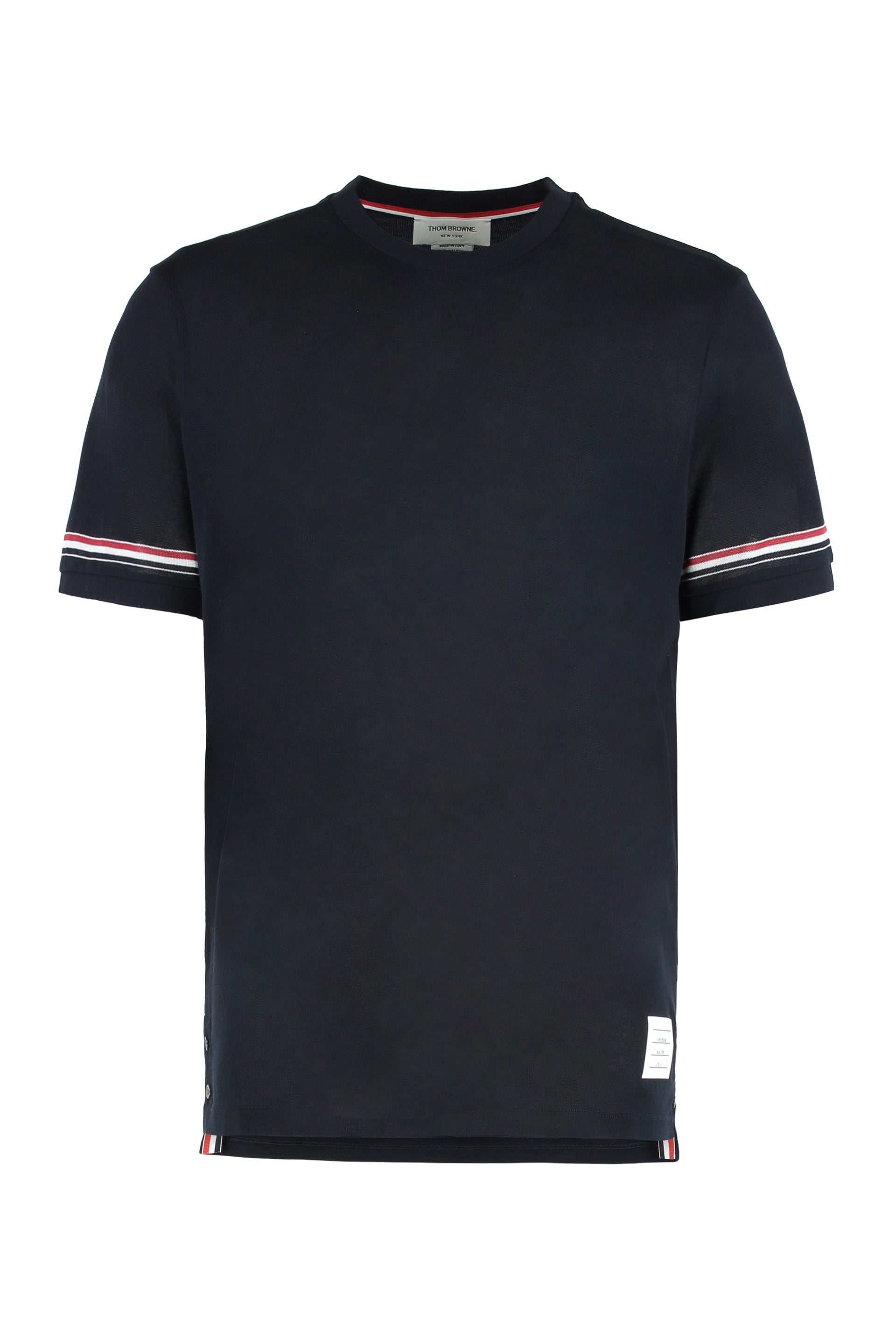 Thom Browne T-shirt girocollo in cotone