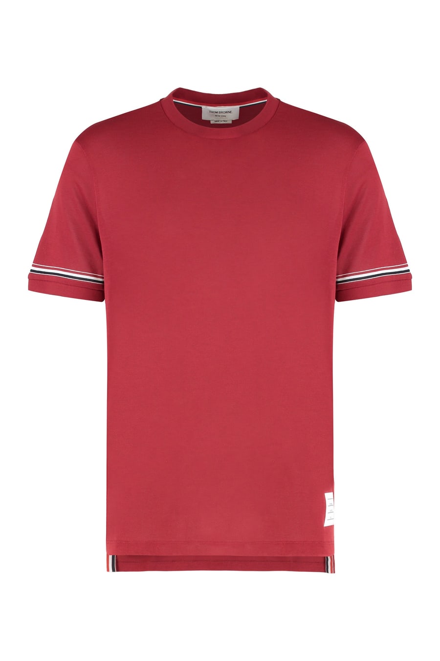 Thom Browne T-shirt girocollo in cotone