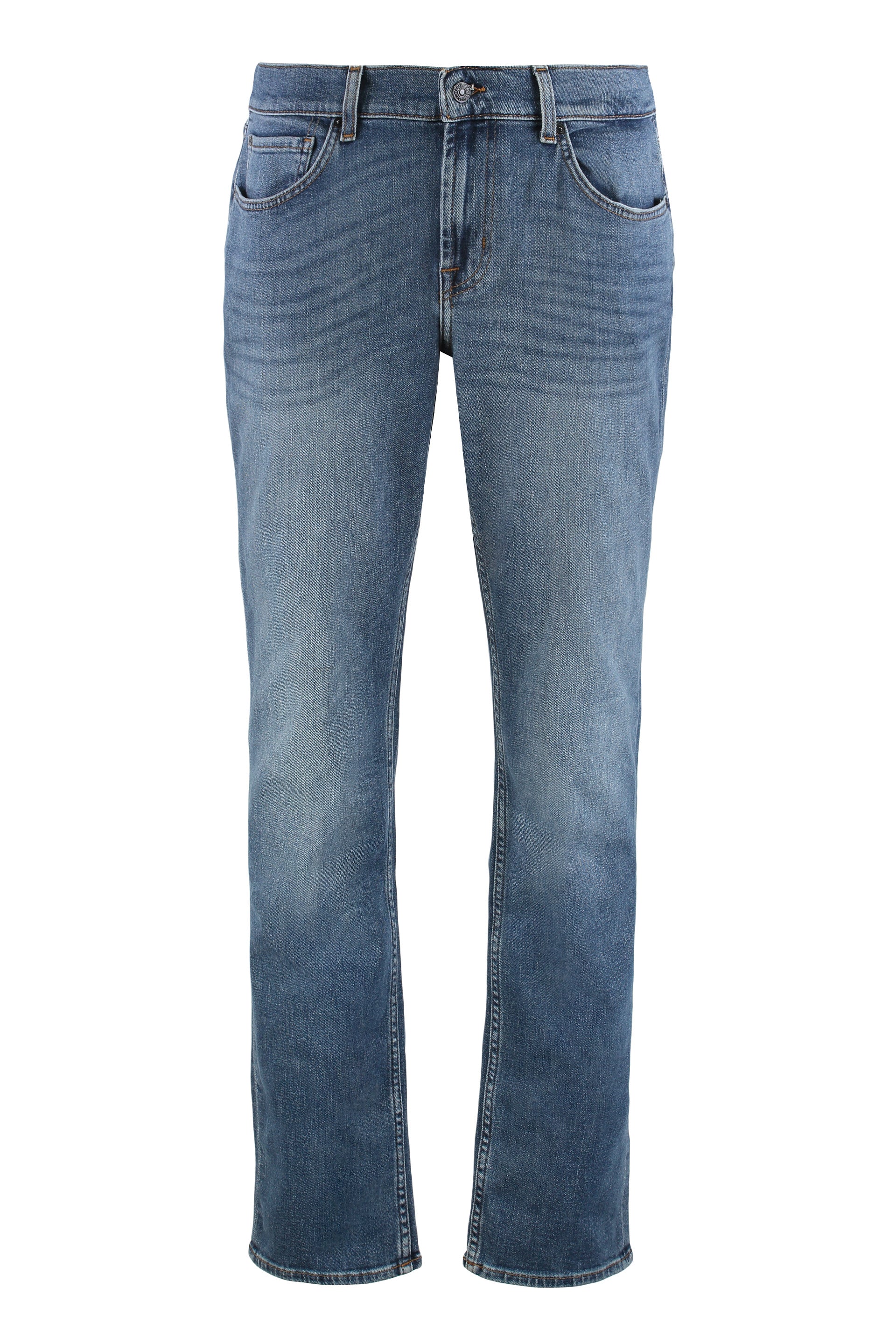 7 For All Mankind Jeans straight leg a cinque tasche